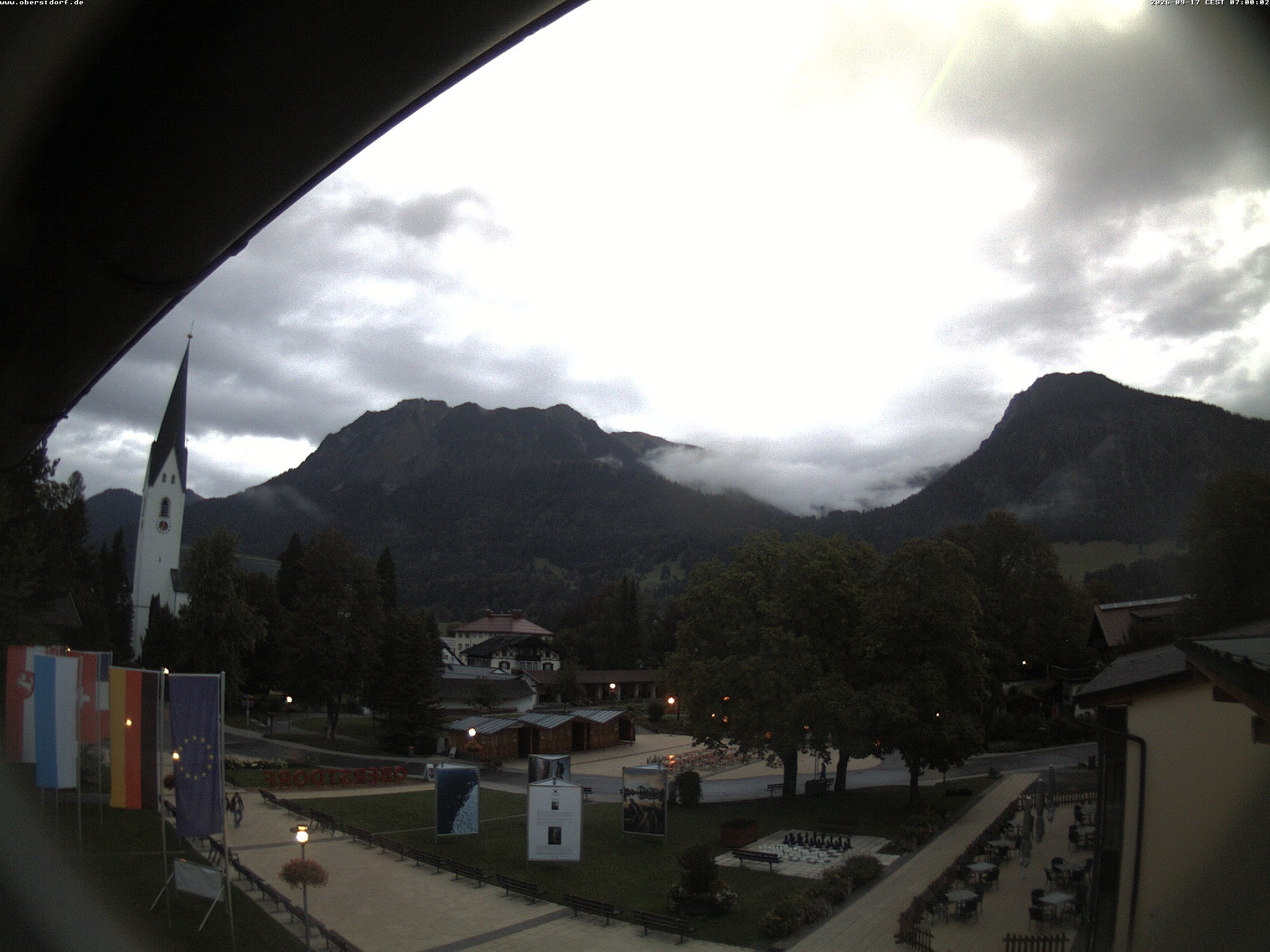 Archiv Foto Webcam Kurpark Oberstdorf