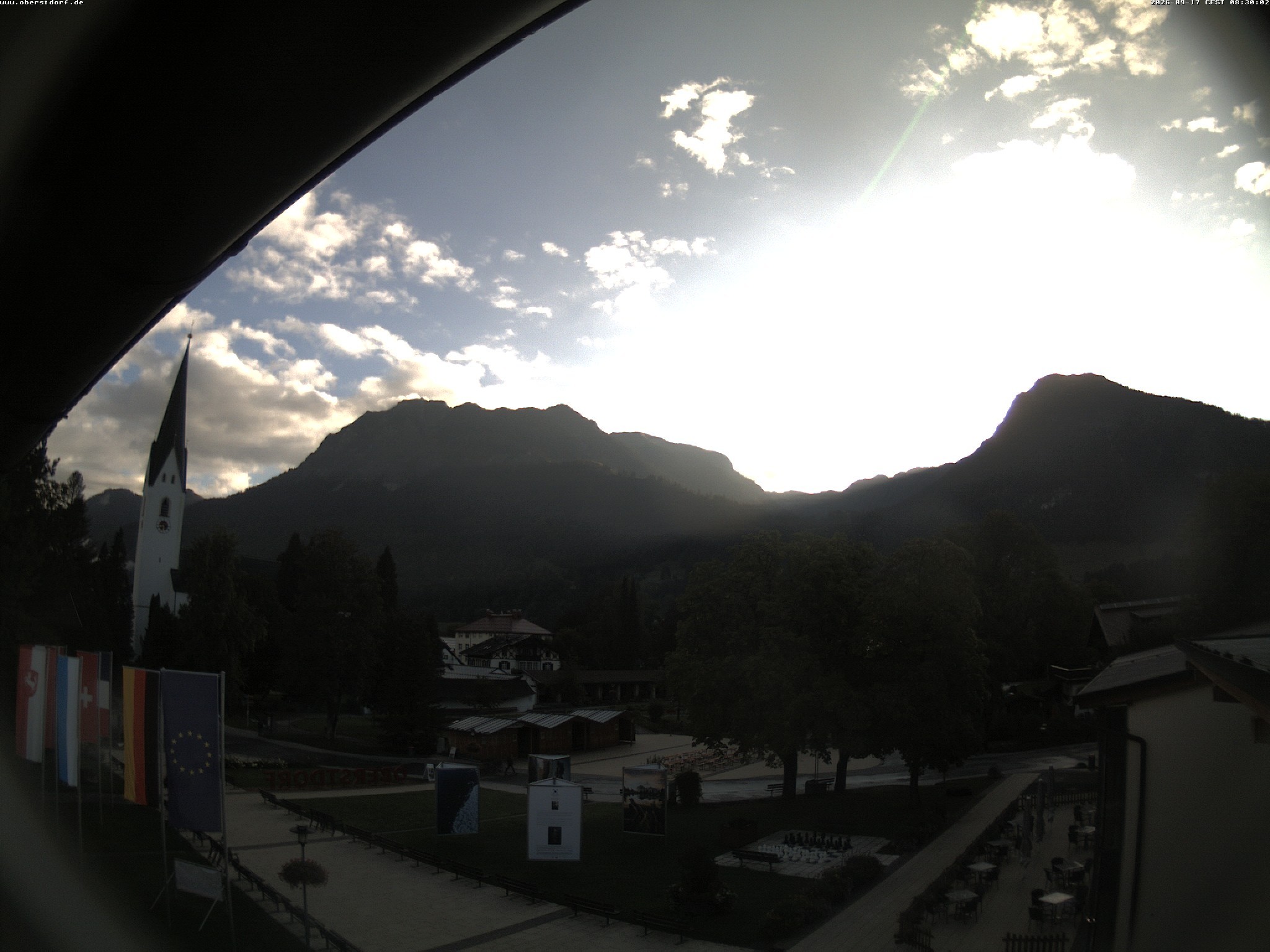 Archiv Foto Webcam Kurpark Oberstdorf