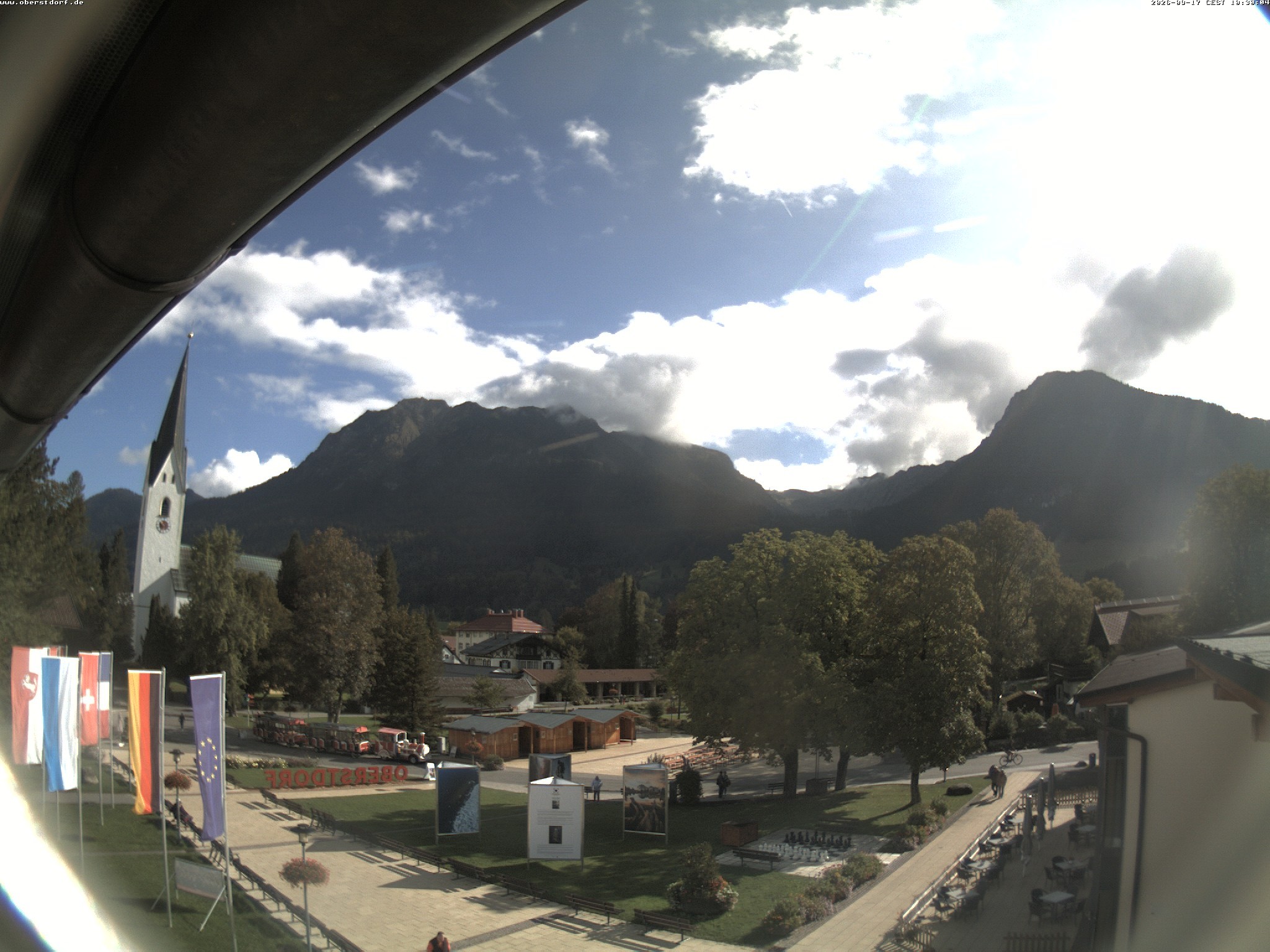 Archiv Foto Webcam Kurpark Oberstdorf
