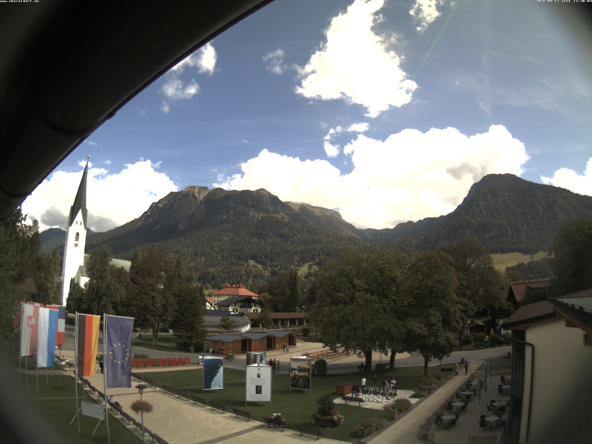 Archiv Foto Webcam Kurpark Oberstdorf