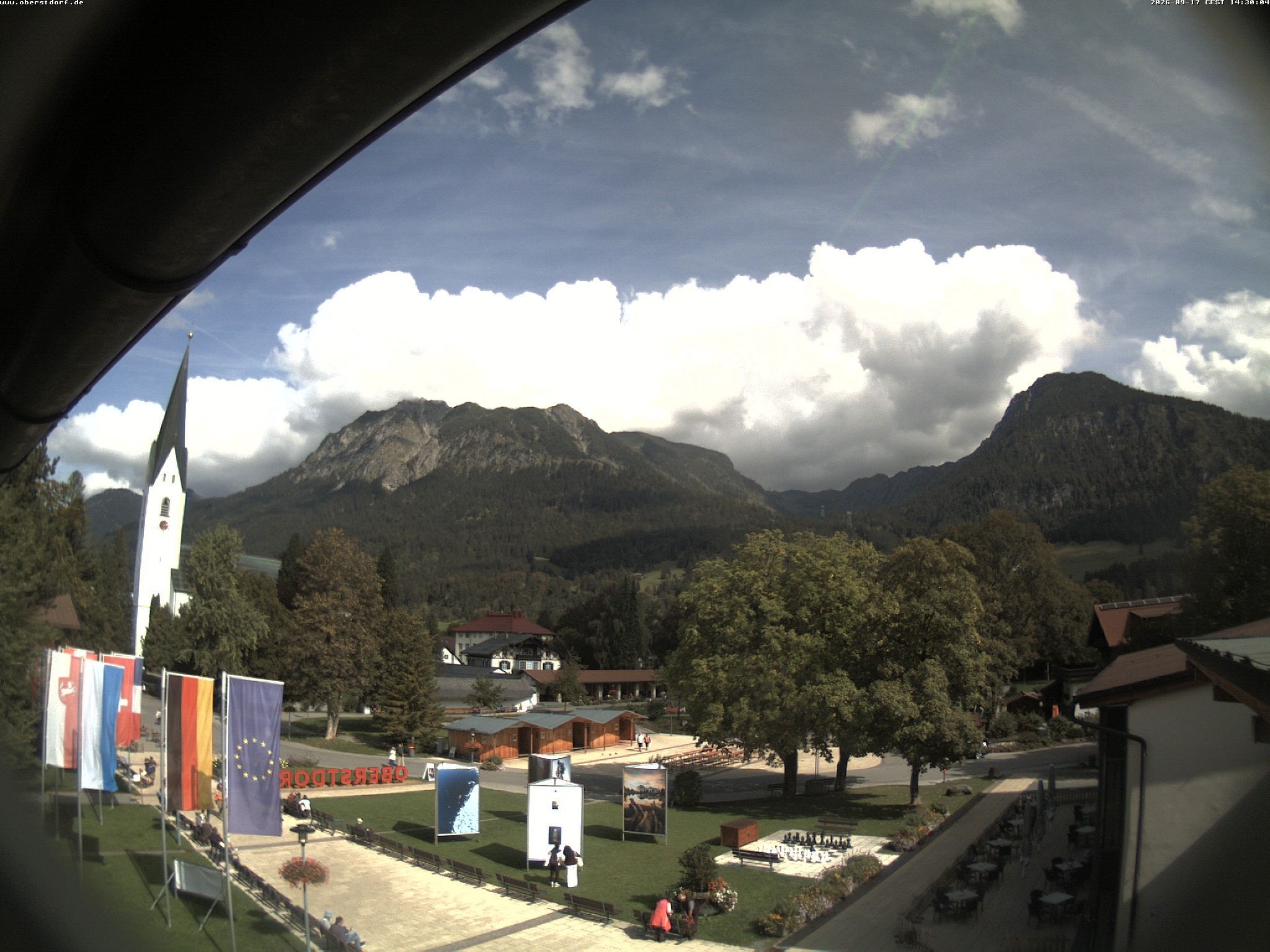 Archiv Foto Webcam Kurpark Oberstdorf