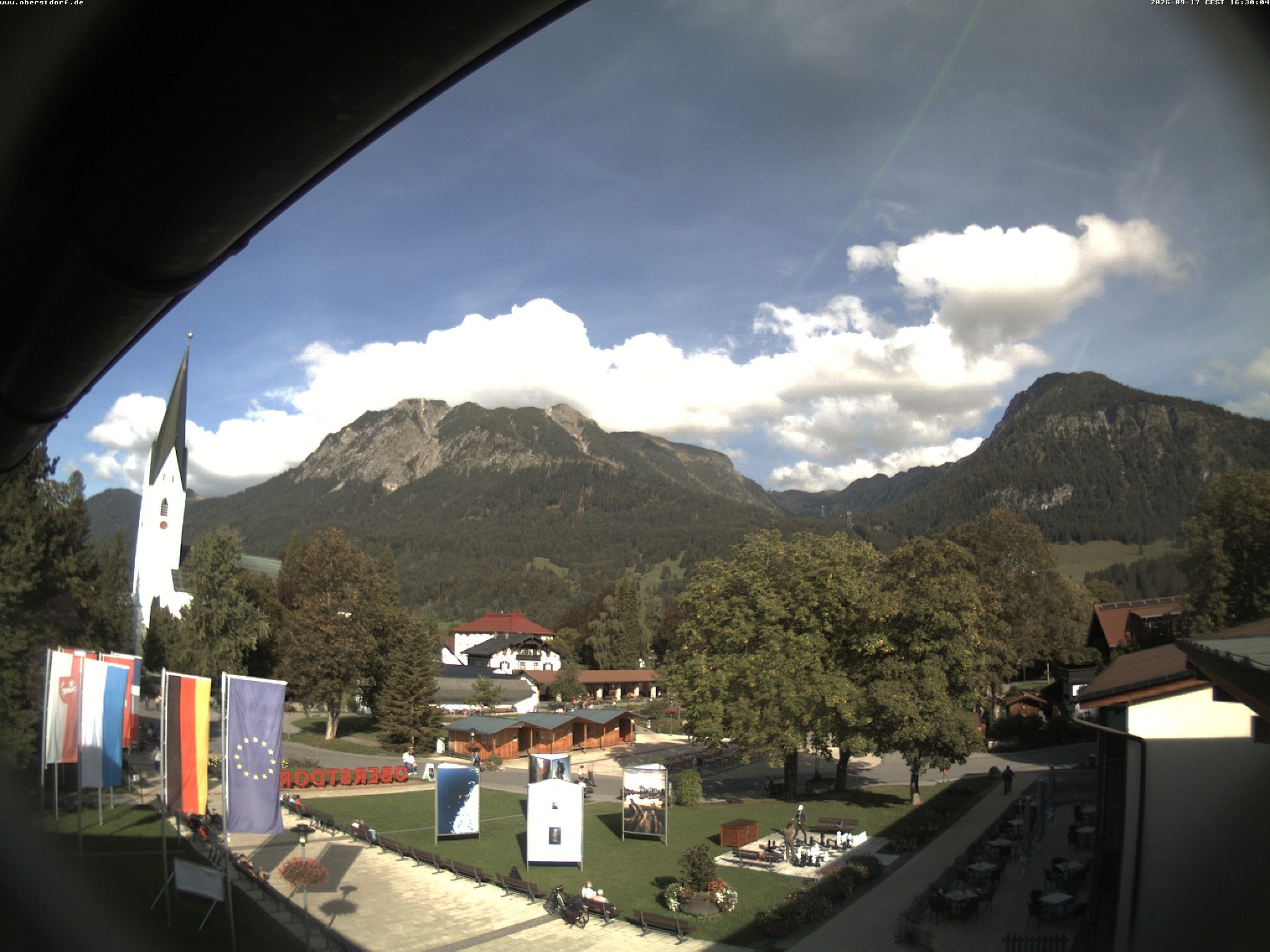 Archiv Foto Webcam Kurpark Oberstdorf