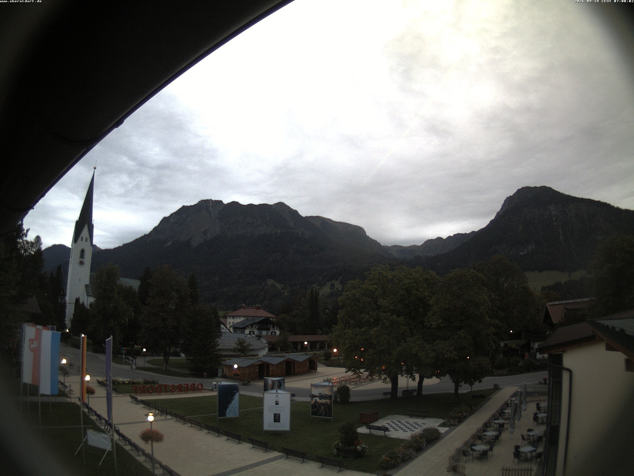 Archiv Foto Webcam Kurpark Oberstdorf