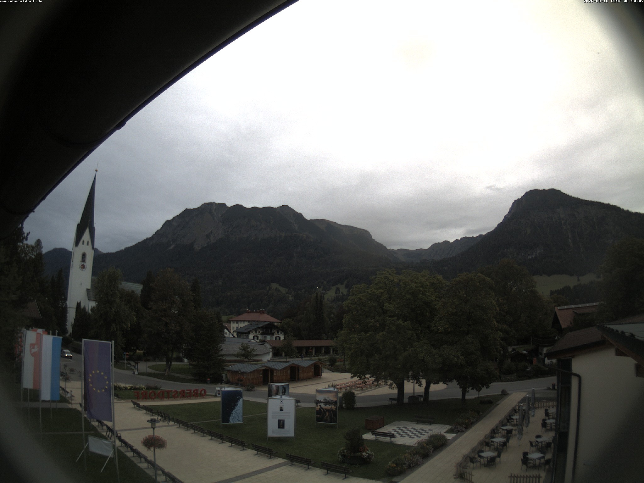 Archiv Foto Webcam Kurpark Oberstdorf