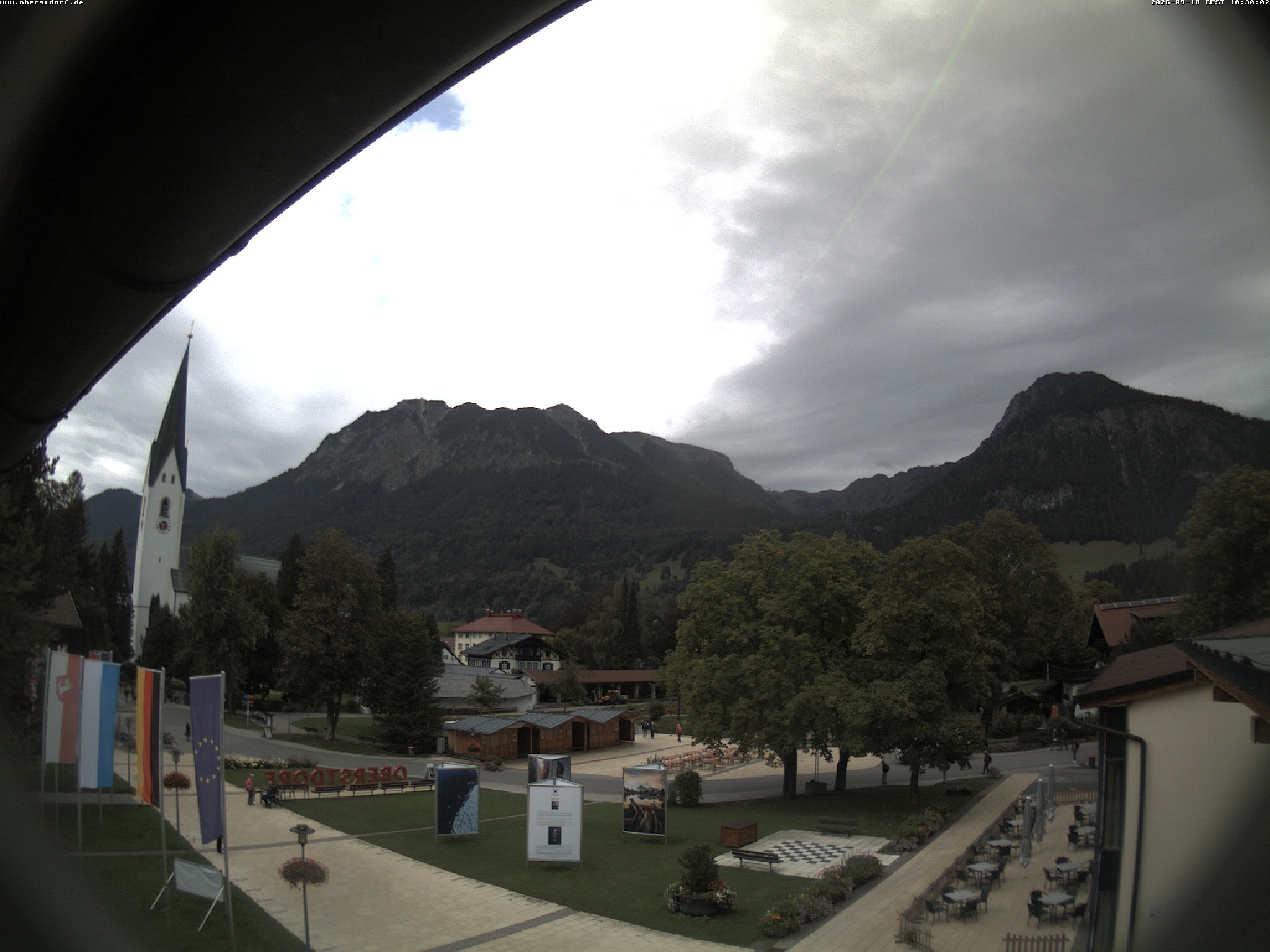 Archiv Foto Webcam Kurpark Oberstdorf