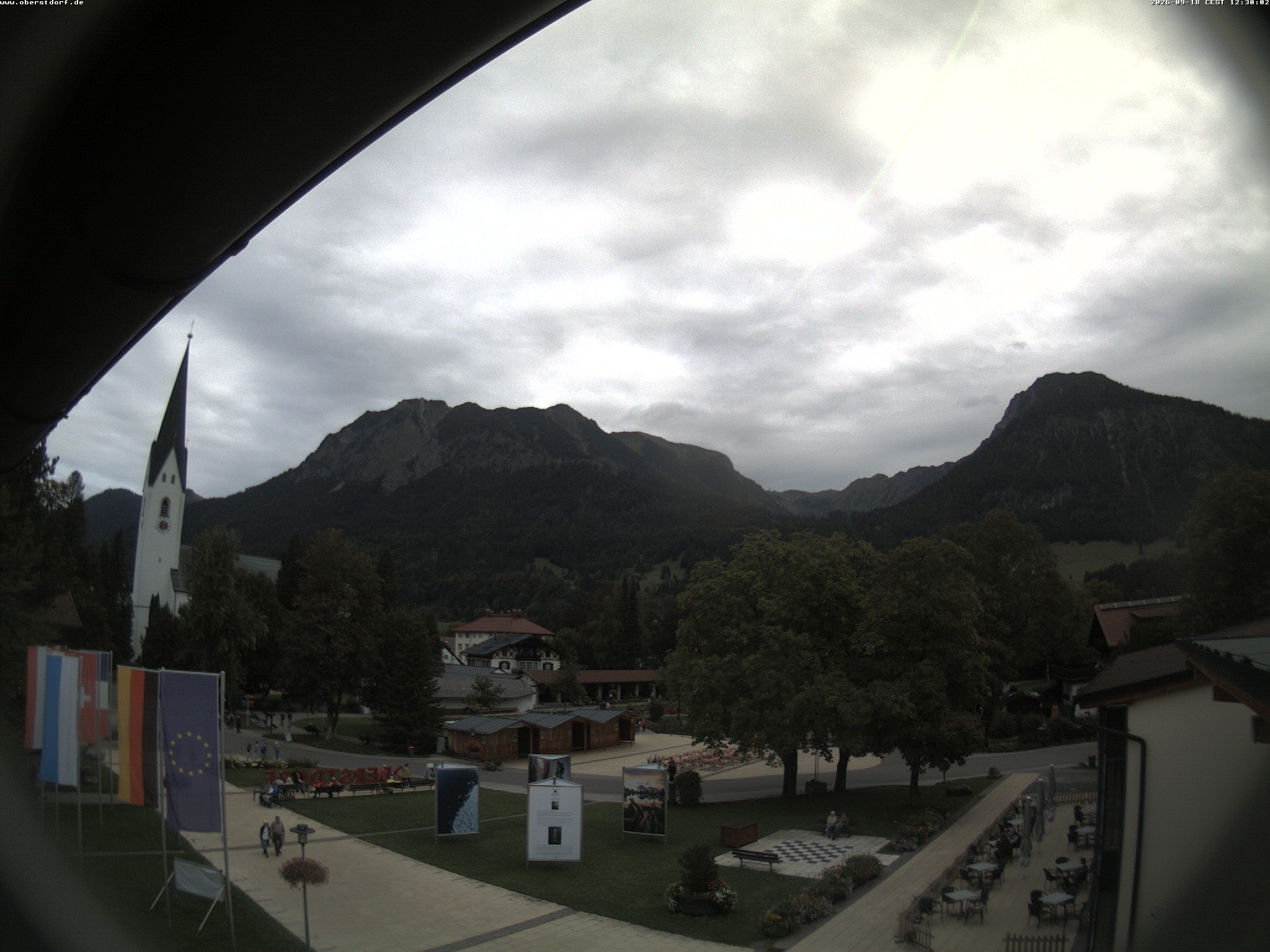 Archiv Foto Webcam Kurpark Oberstdorf