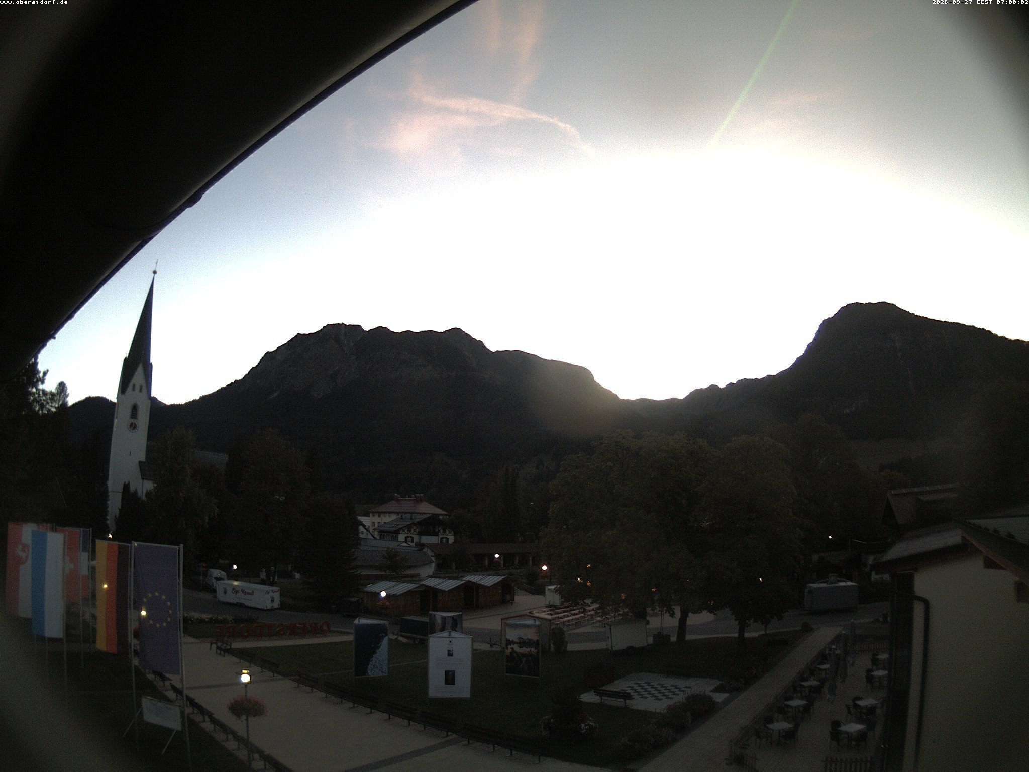 Archiv Foto Webcam Kurpark Oberstdorf