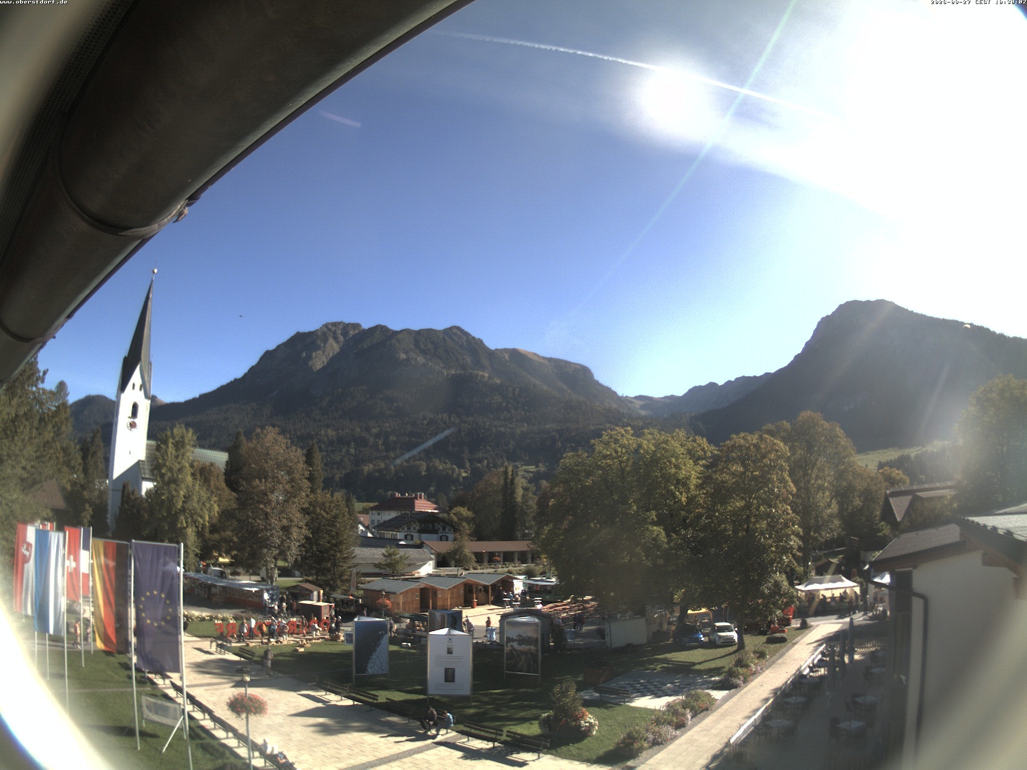 Archiv Foto Webcam Kurpark Oberstdorf