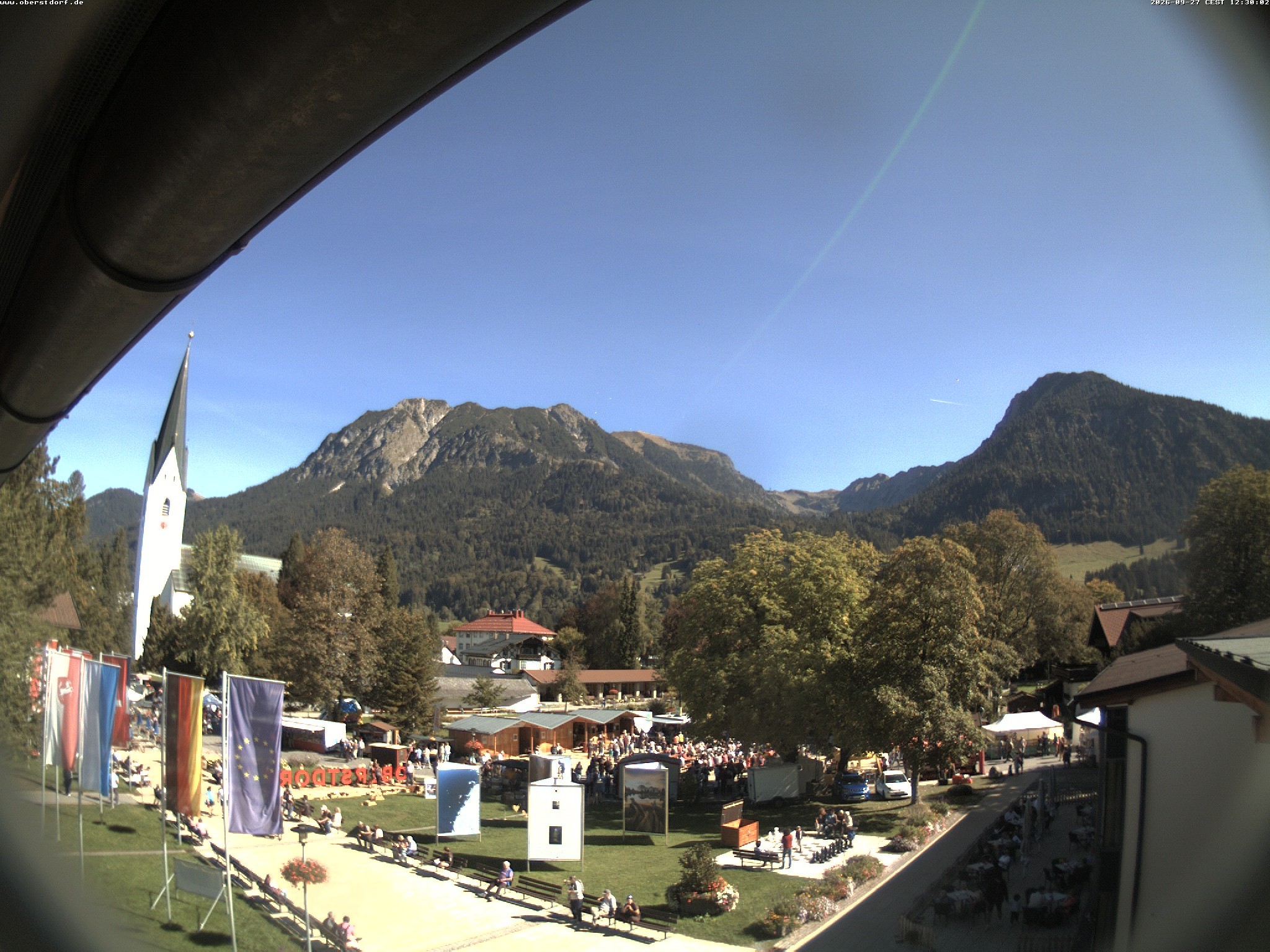 Archiv Foto Webcam Kurpark Oberstdorf