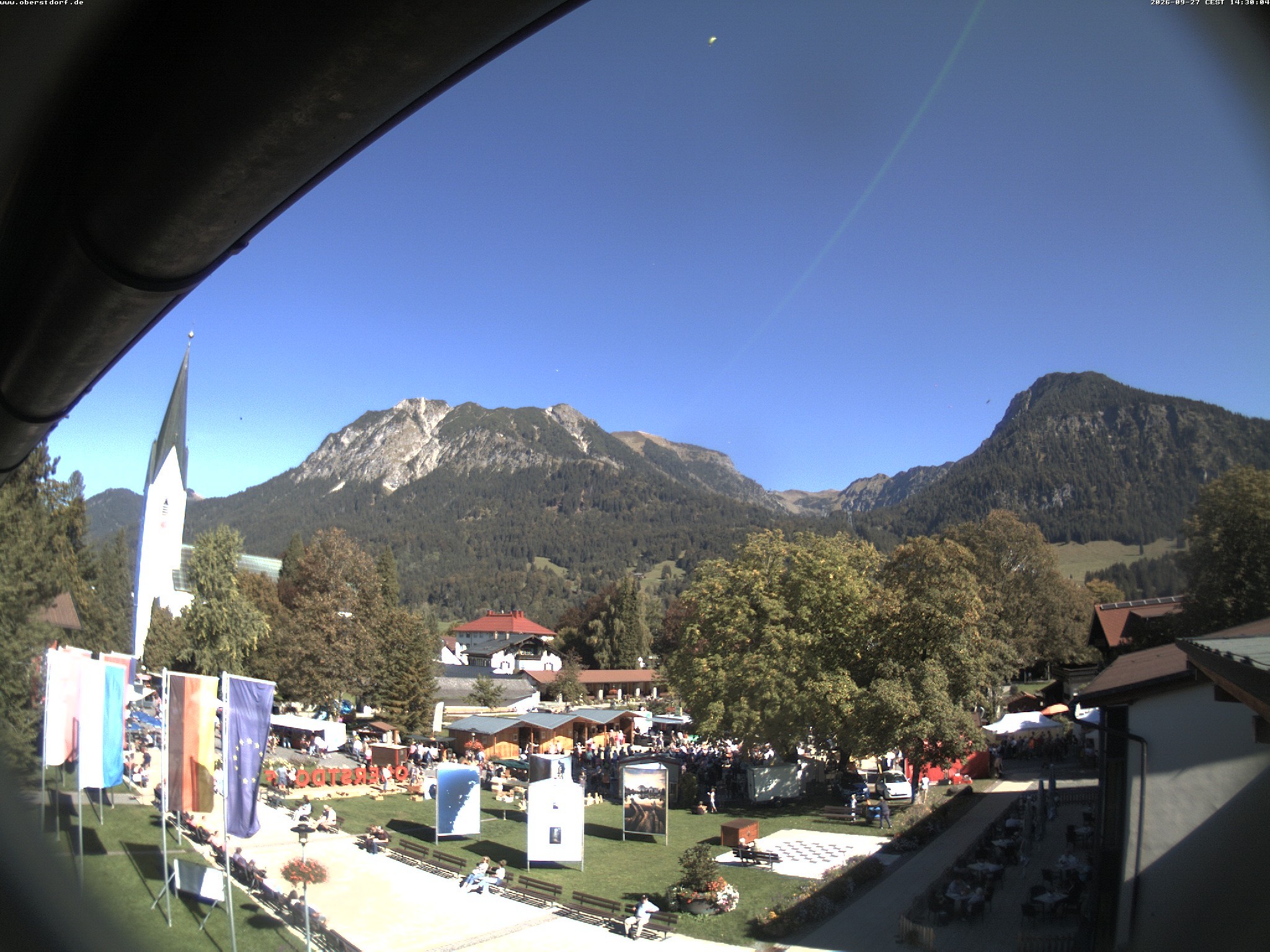 Archiv Foto Webcam Kurpark Oberstdorf