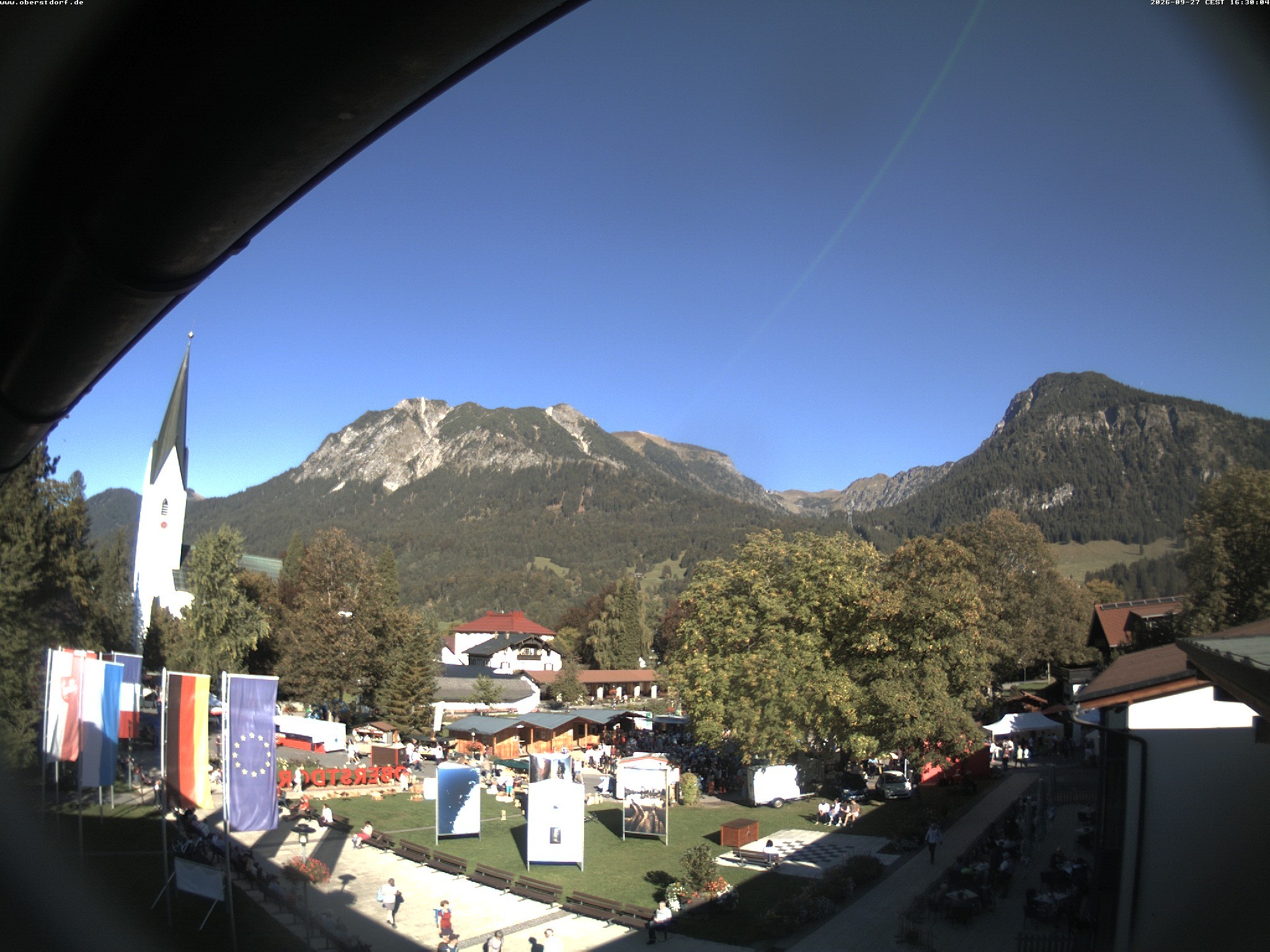 Archiv Foto Webcam Kurpark Oberstdorf