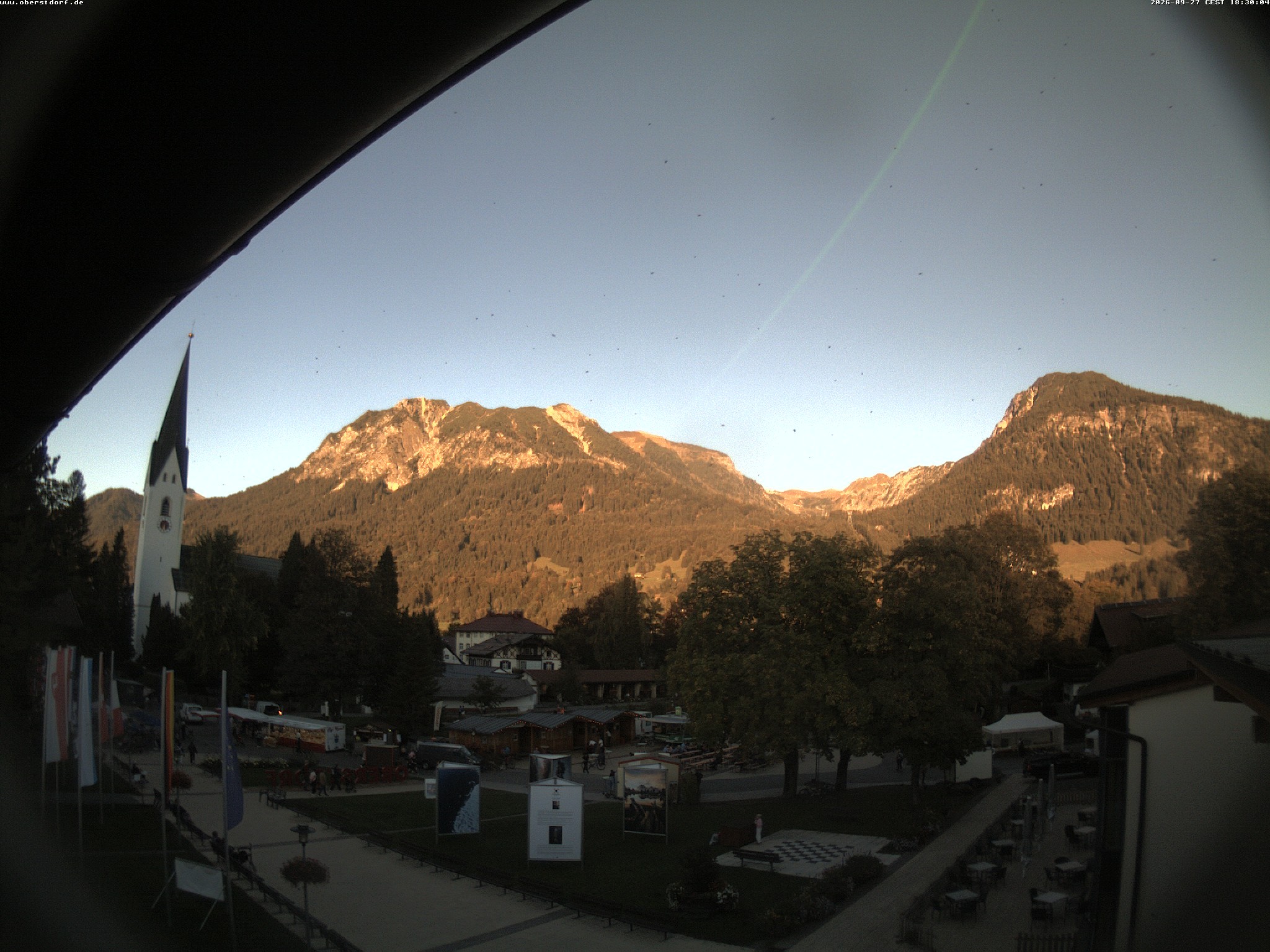 Archiv Foto Webcam Kurpark Oberstdorf