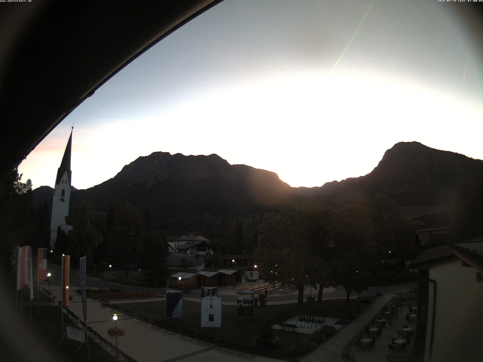Archiv Foto Webcam Kurpark Oberstdorf