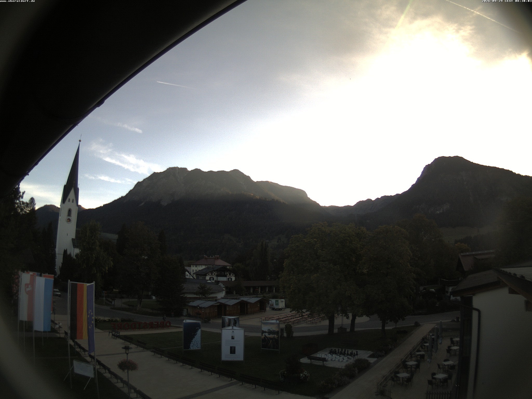 Archiv Foto Webcam Kurpark Oberstdorf