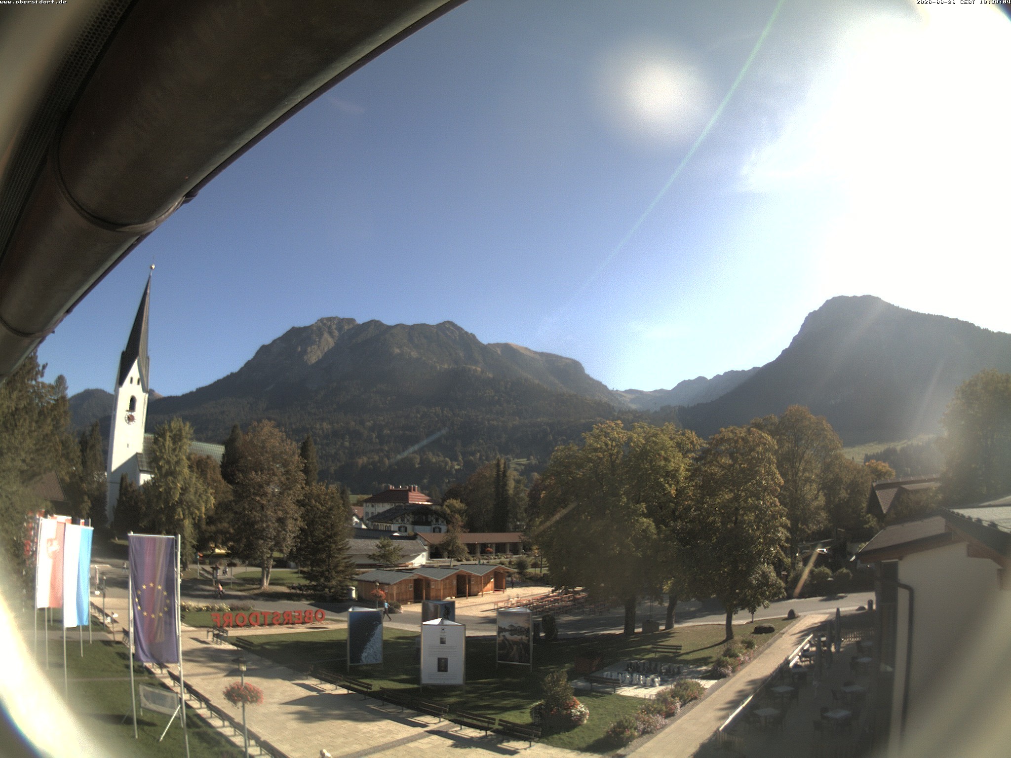 Archiv Foto Webcam Kurpark Oberstdorf