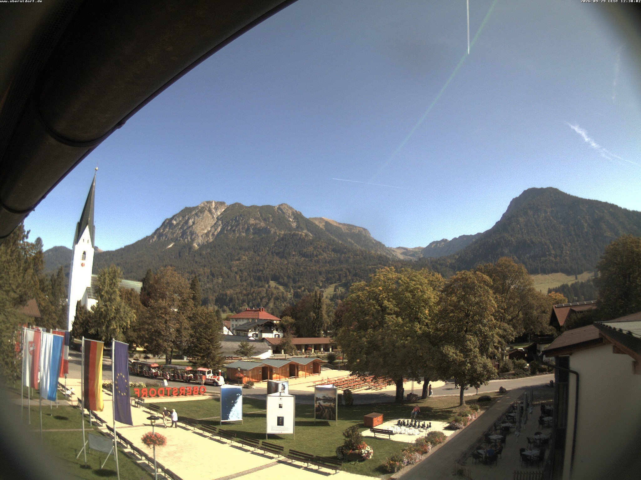 Archiv Foto Webcam Kurpark Oberstdorf