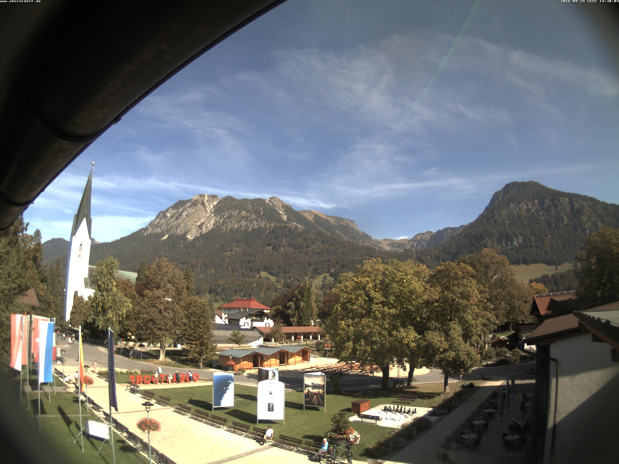 Archiv Foto Webcam Kurpark Oberstdorf