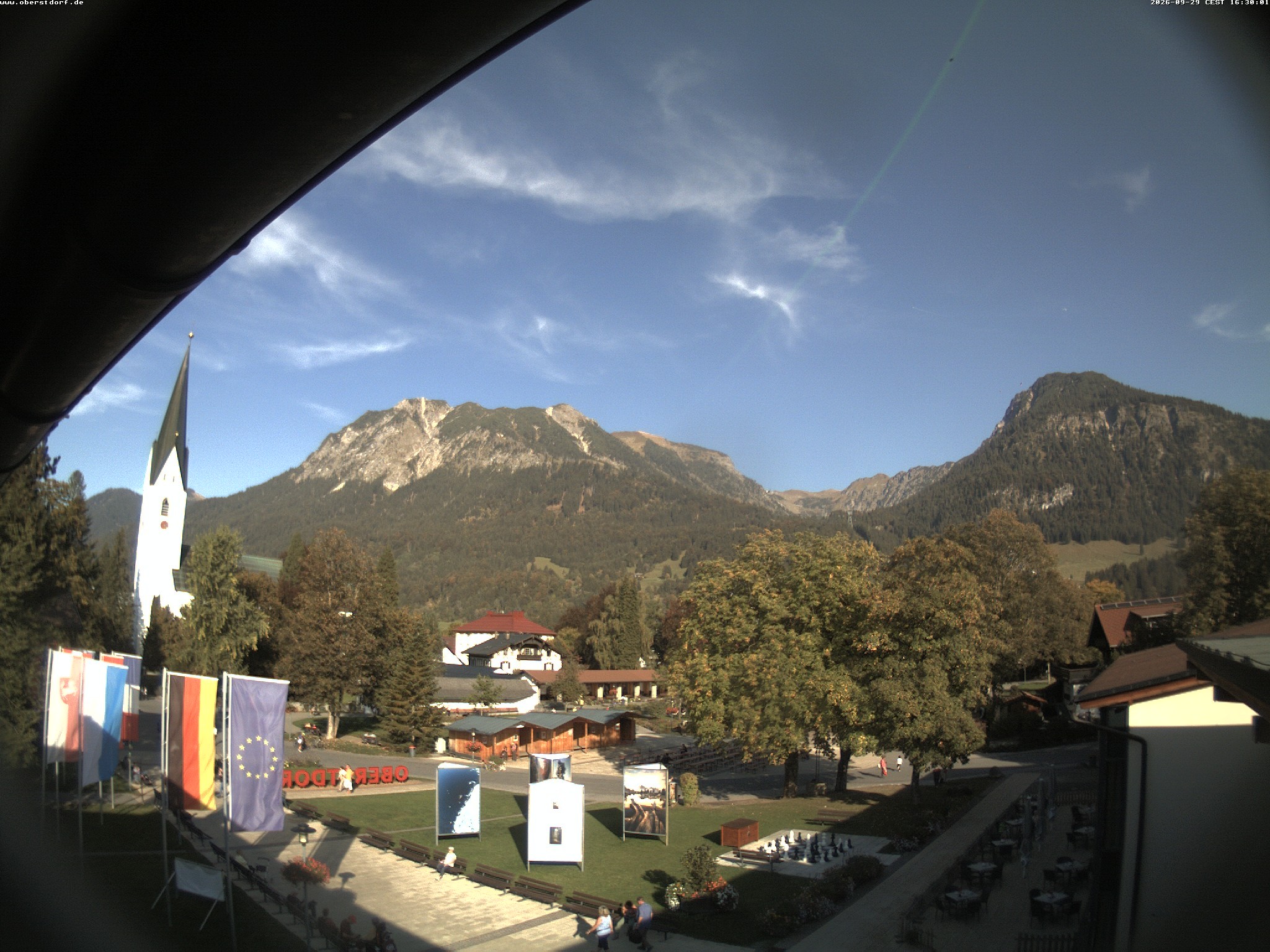 Archiv Foto Webcam Kurpark Oberstdorf