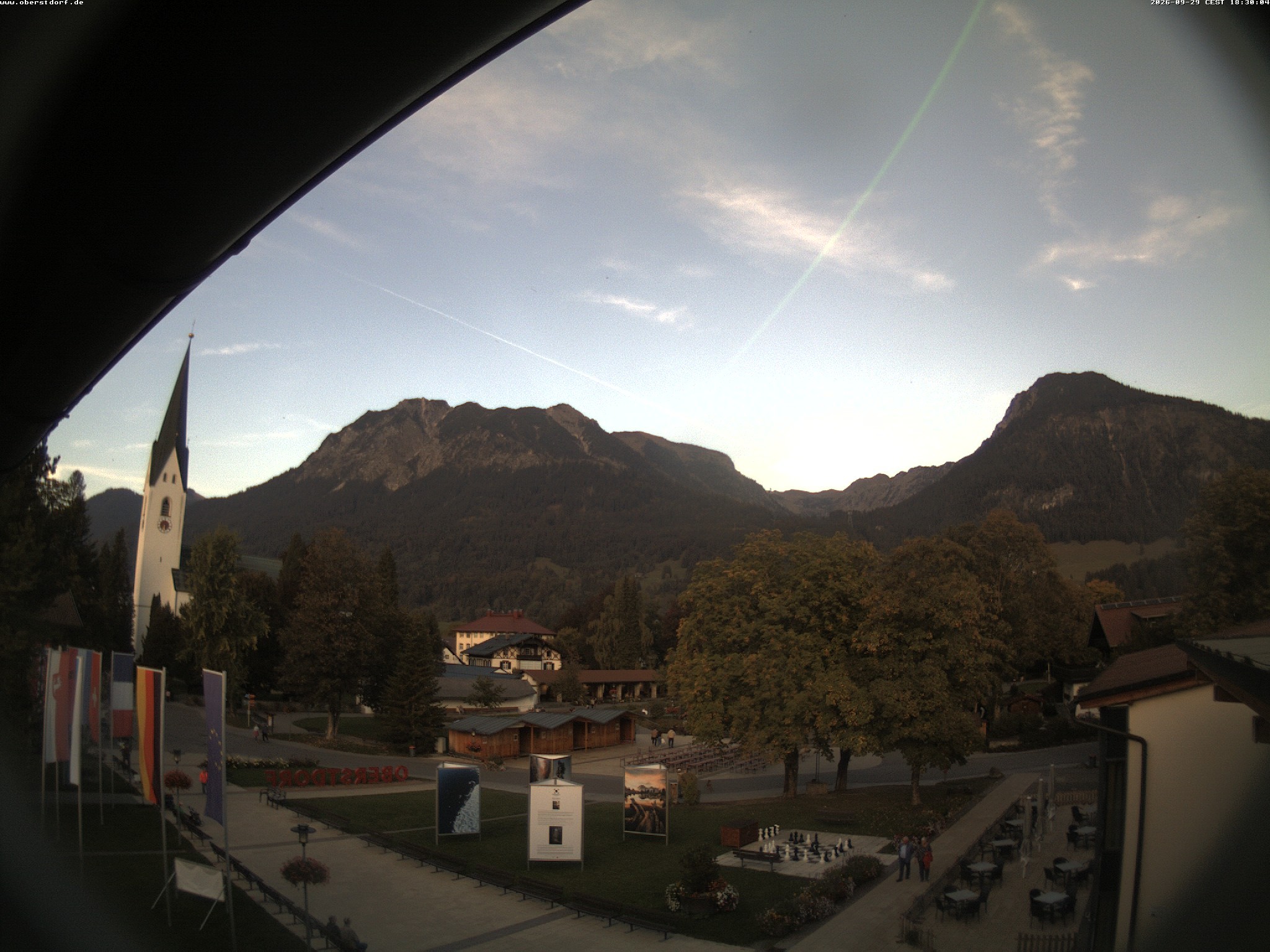 Archiv Foto Webcam Kurpark Oberstdorf