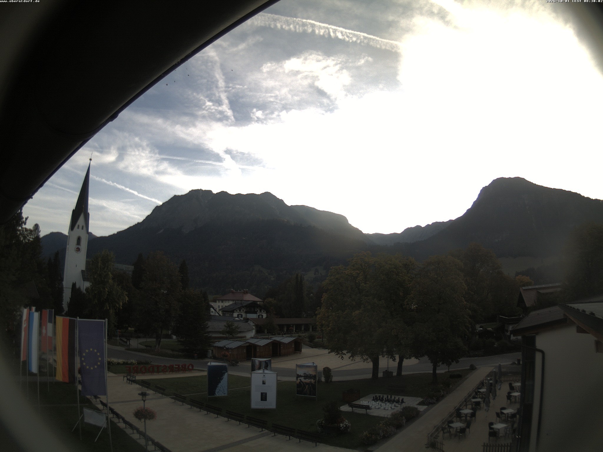 Archiv Foto Webcam Kurpark Oberstdorf