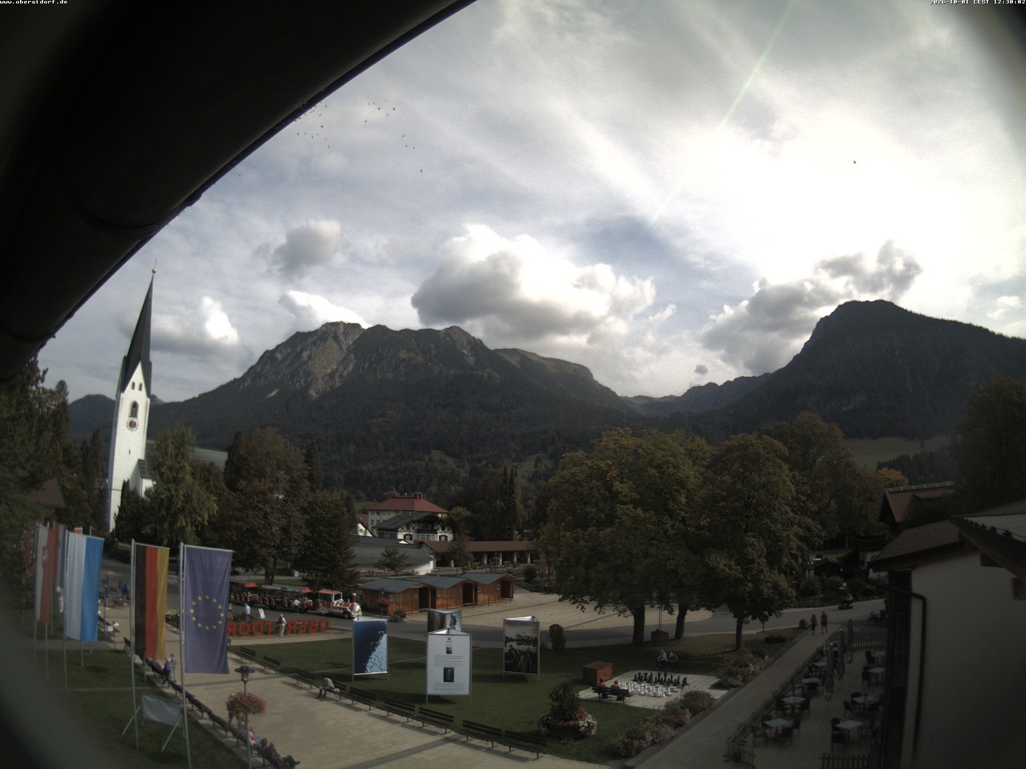 Archiv Foto Webcam Kurpark Oberstdorf
