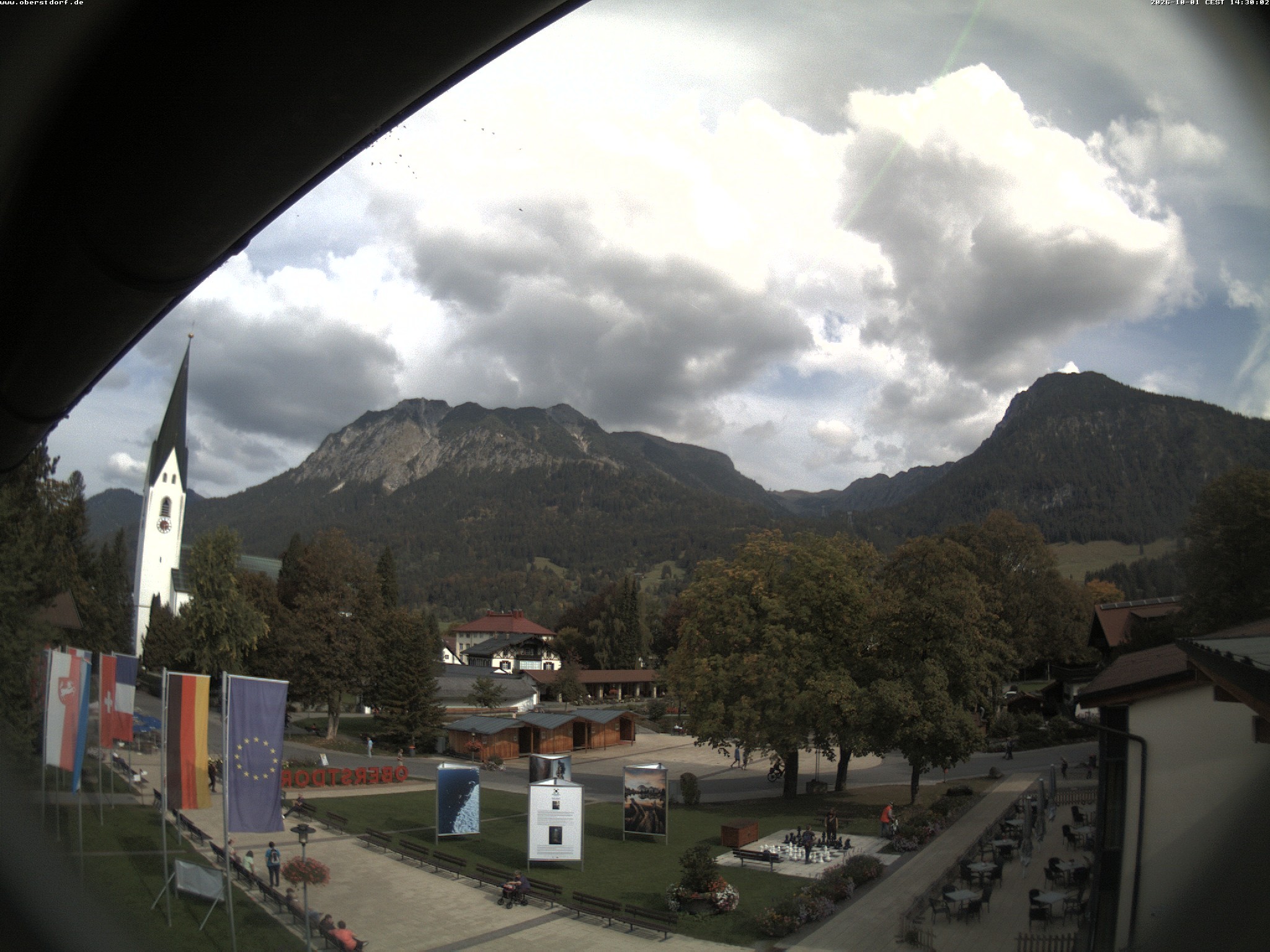 Archiv Foto Webcam Kurpark Oberstdorf