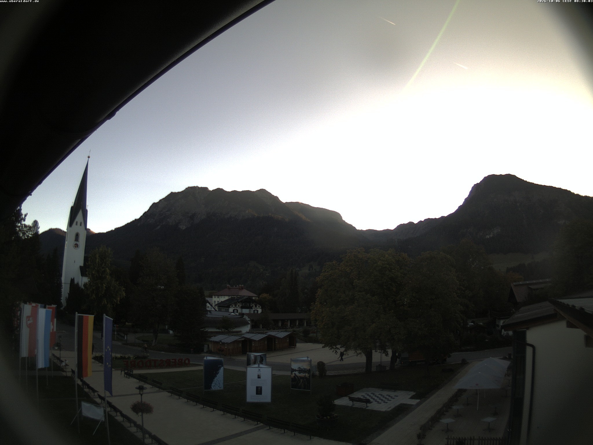 Archiv Foto Webcam Kurpark Oberstdorf