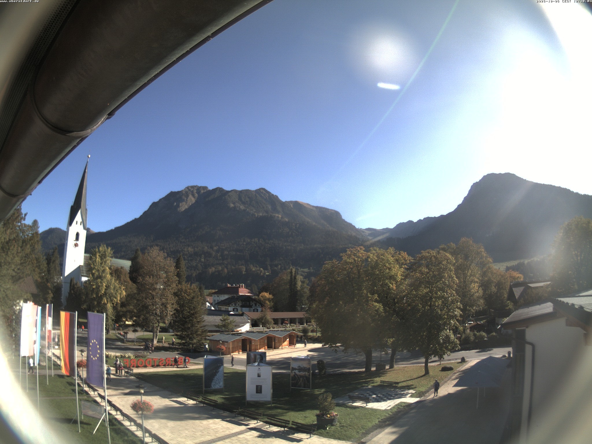 Archiv Foto Webcam Kurpark Oberstdorf