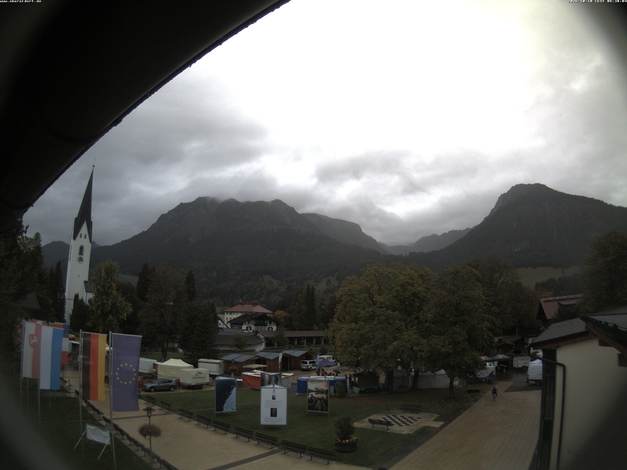 Archiv Foto Webcam Kurpark Oberstdorf