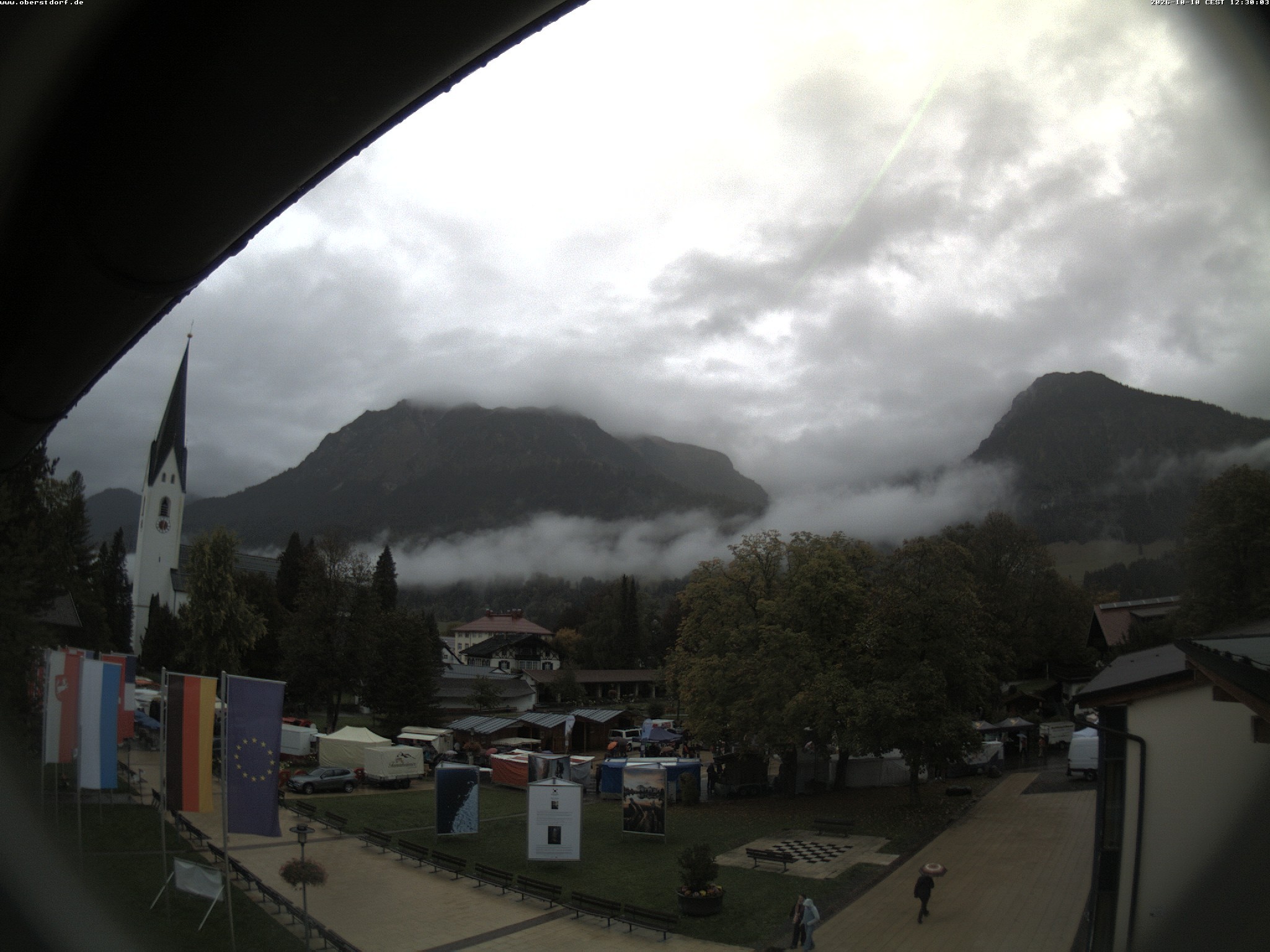 Archiv Foto Webcam Kurpark Oberstdorf