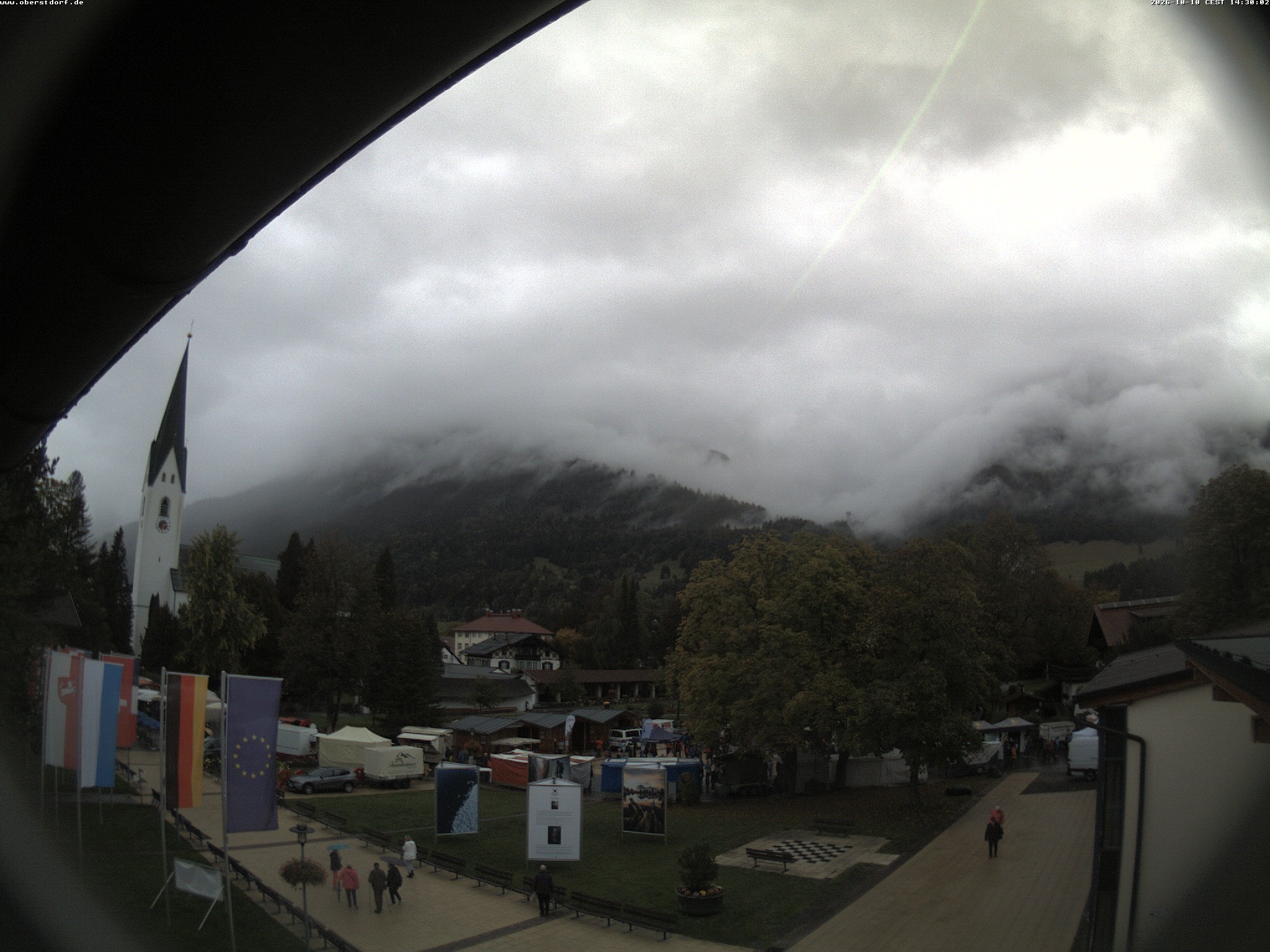 Archiv Foto Webcam Kurpark Oberstdorf