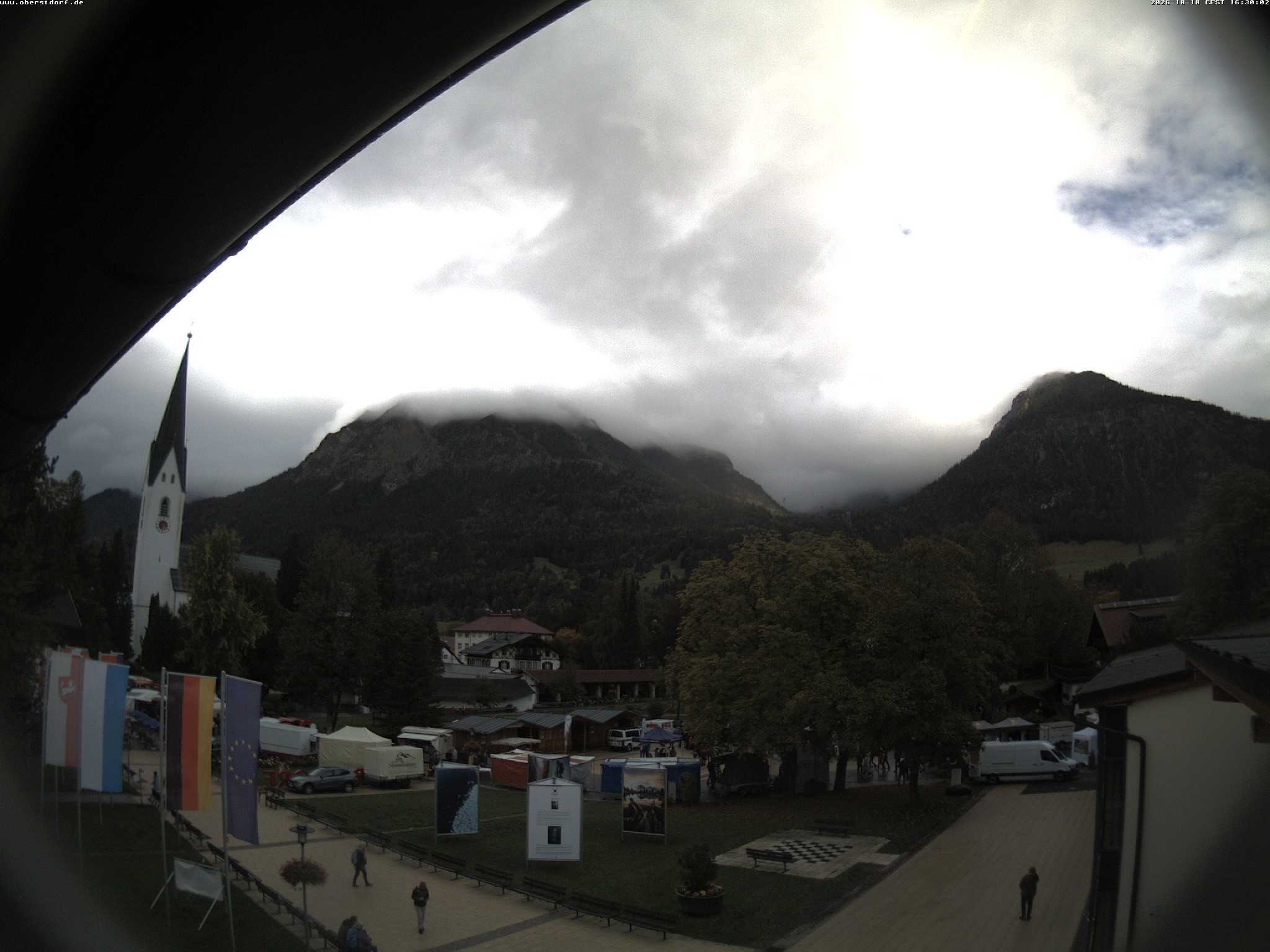 Archiv Foto Webcam Kurpark Oberstdorf