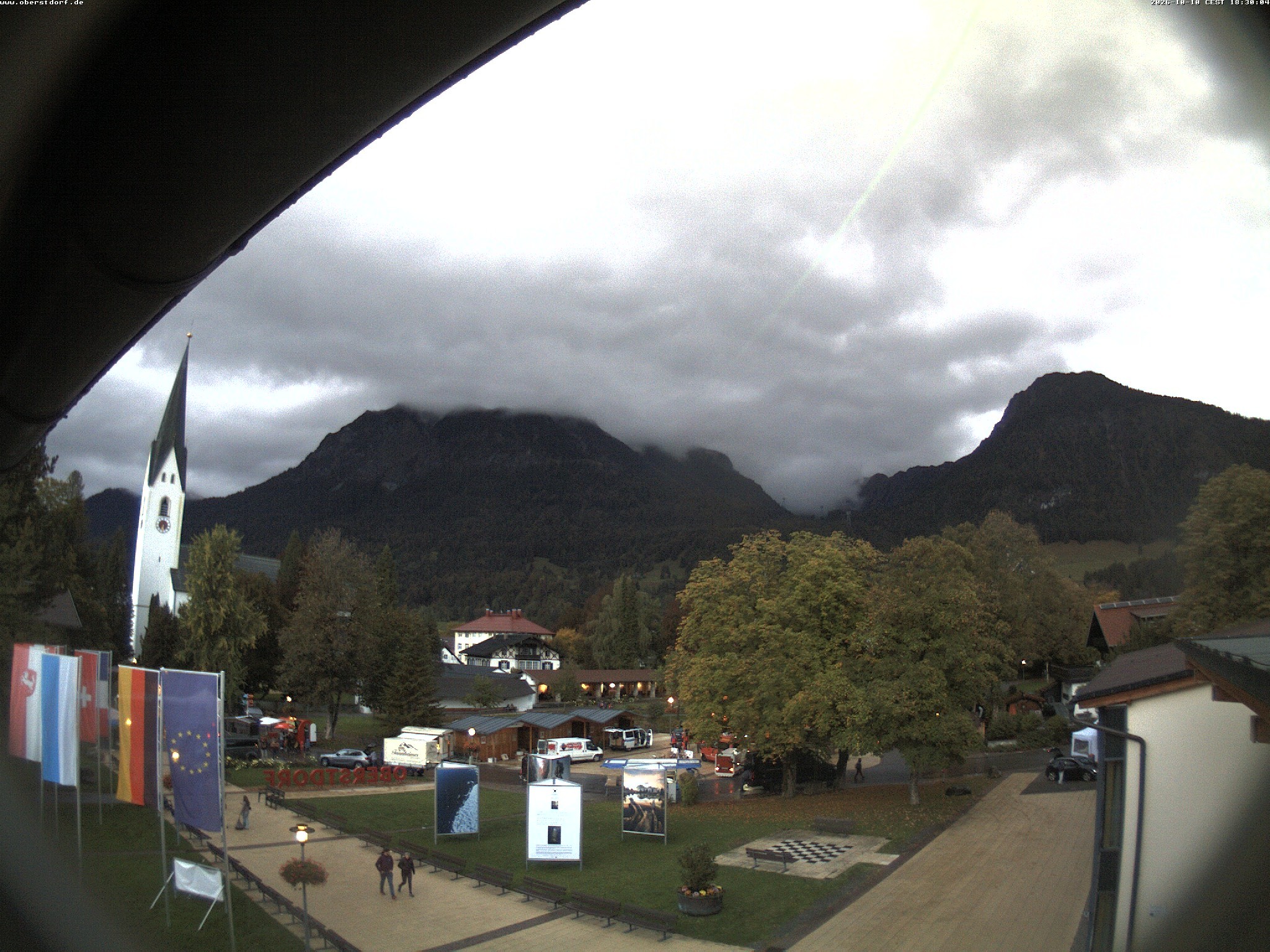 Archiv Foto Webcam Kurpark Oberstdorf
