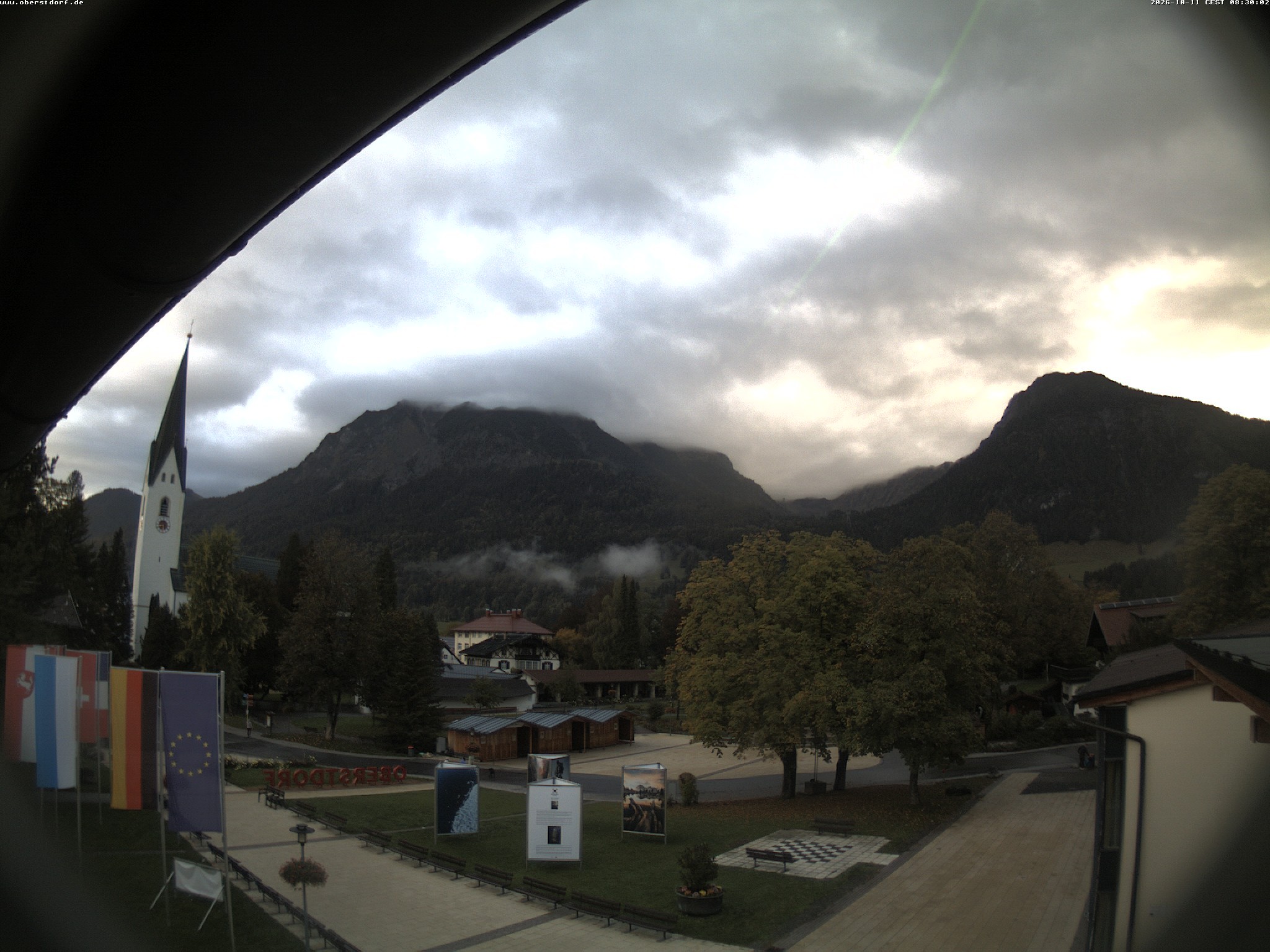 Archiv Foto Webcam Kurpark Oberstdorf
