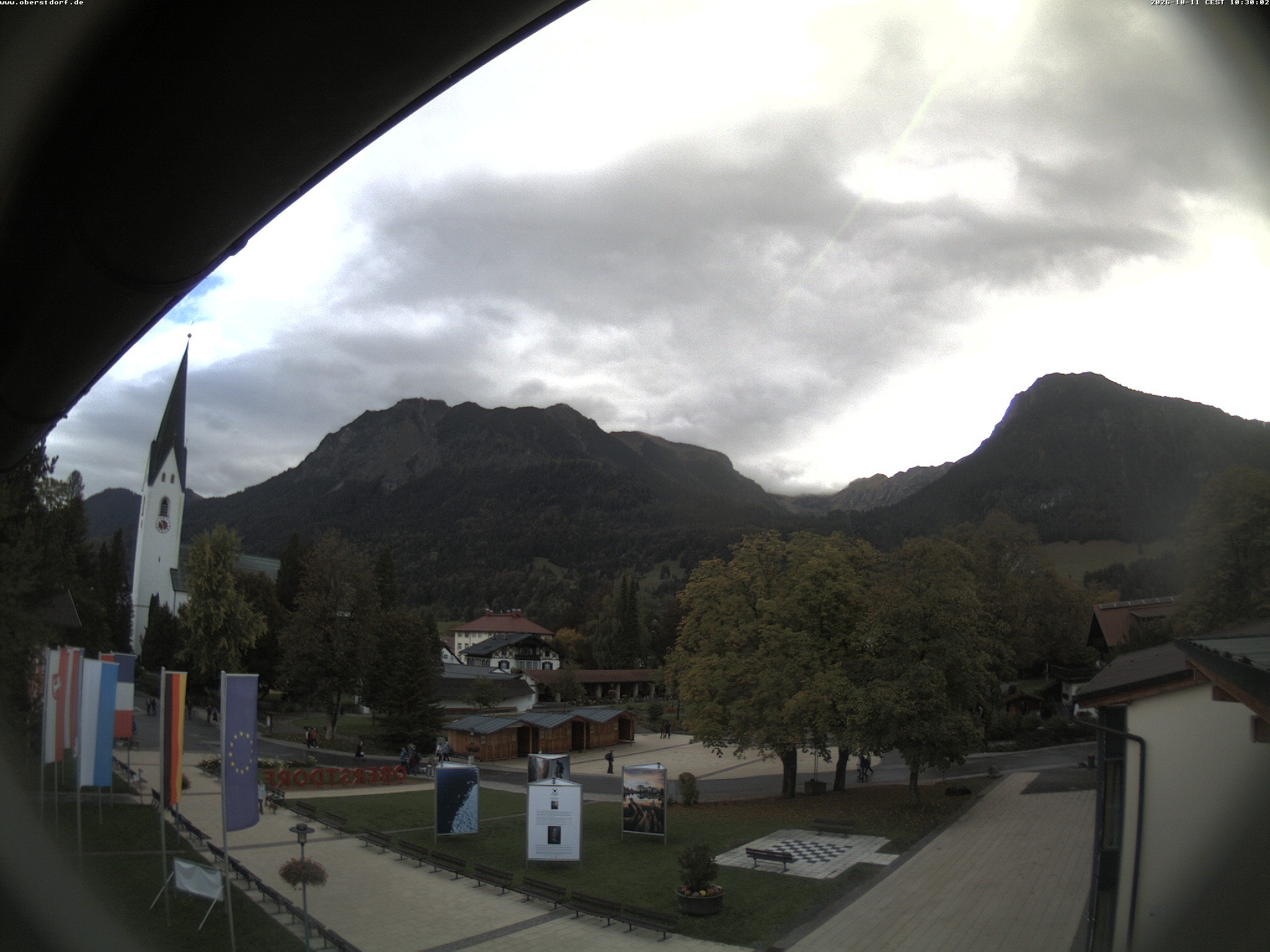 Archiv Foto Webcam Kurpark Oberstdorf