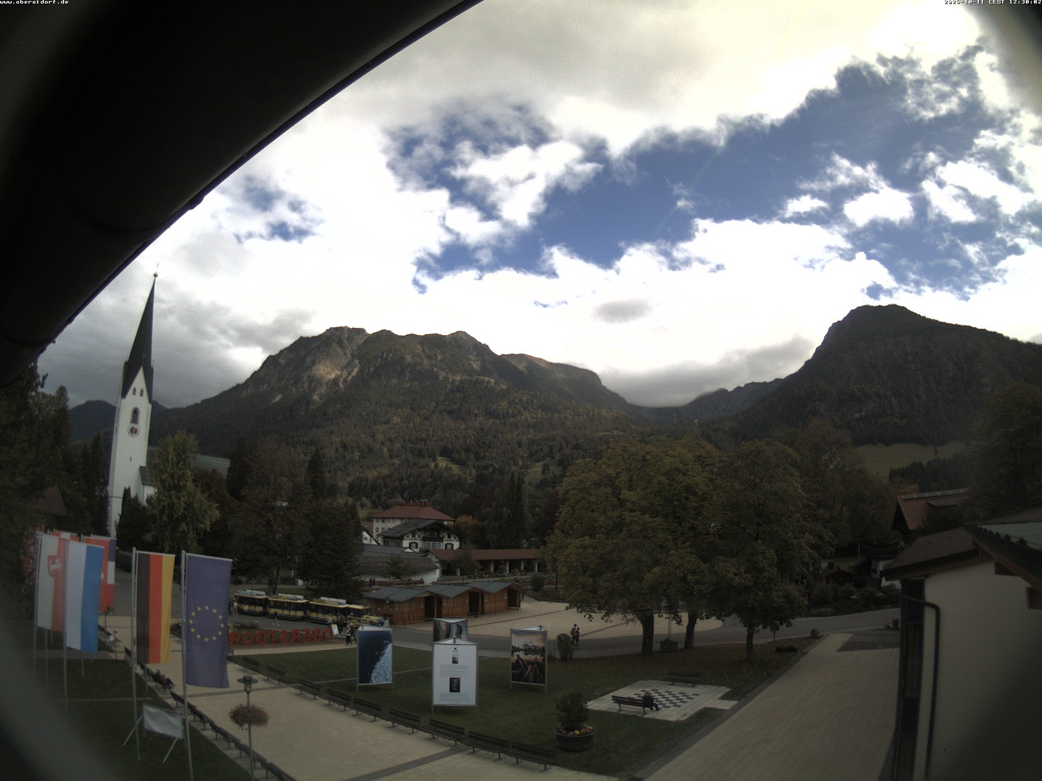 Archiv Foto Webcam Kurpark Oberstdorf