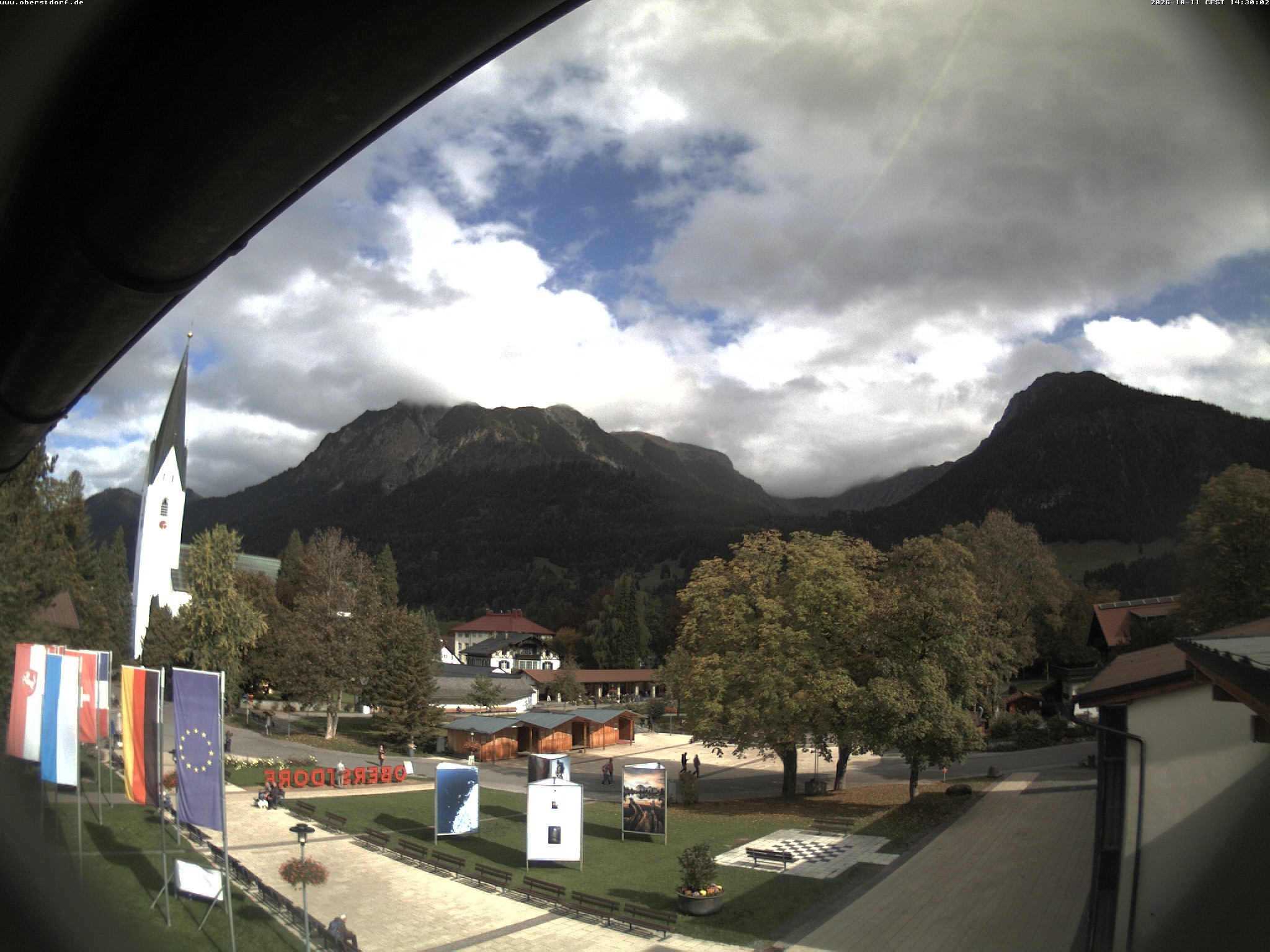 Archiv Foto Webcam Kurpark Oberstdorf