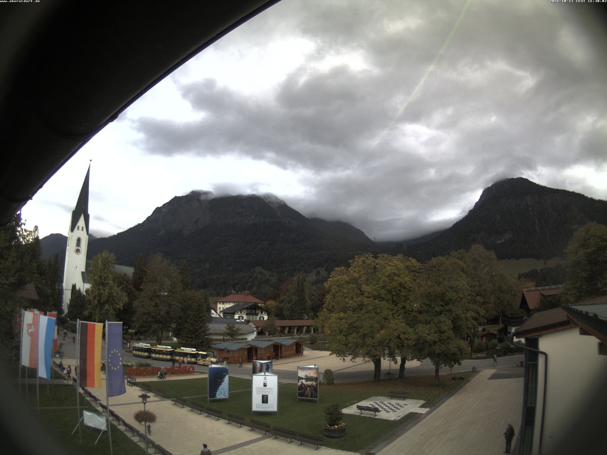 Archiv Foto Webcam Kurpark Oberstdorf