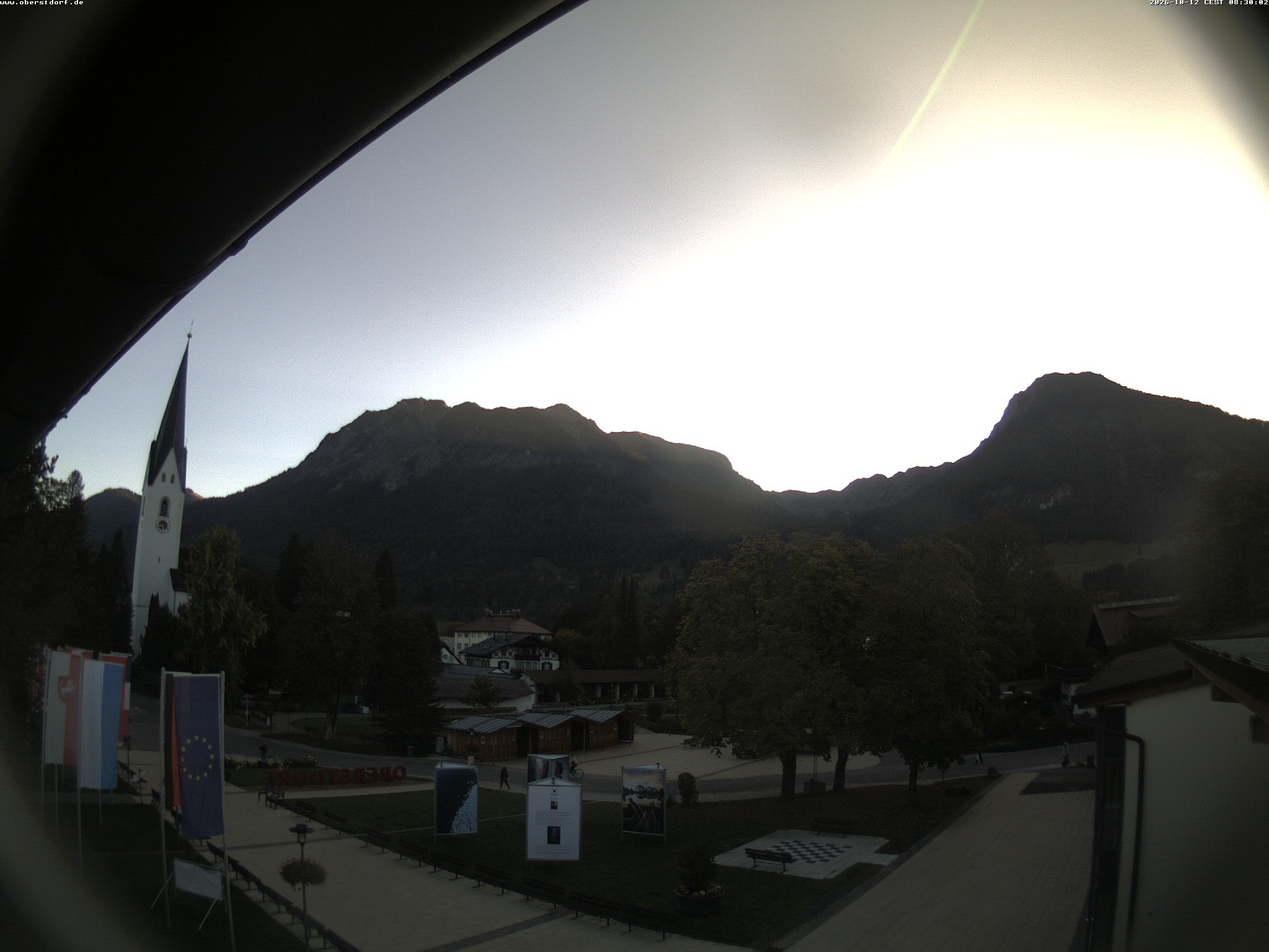 Archiv Foto Webcam Kurpark Oberstdorf