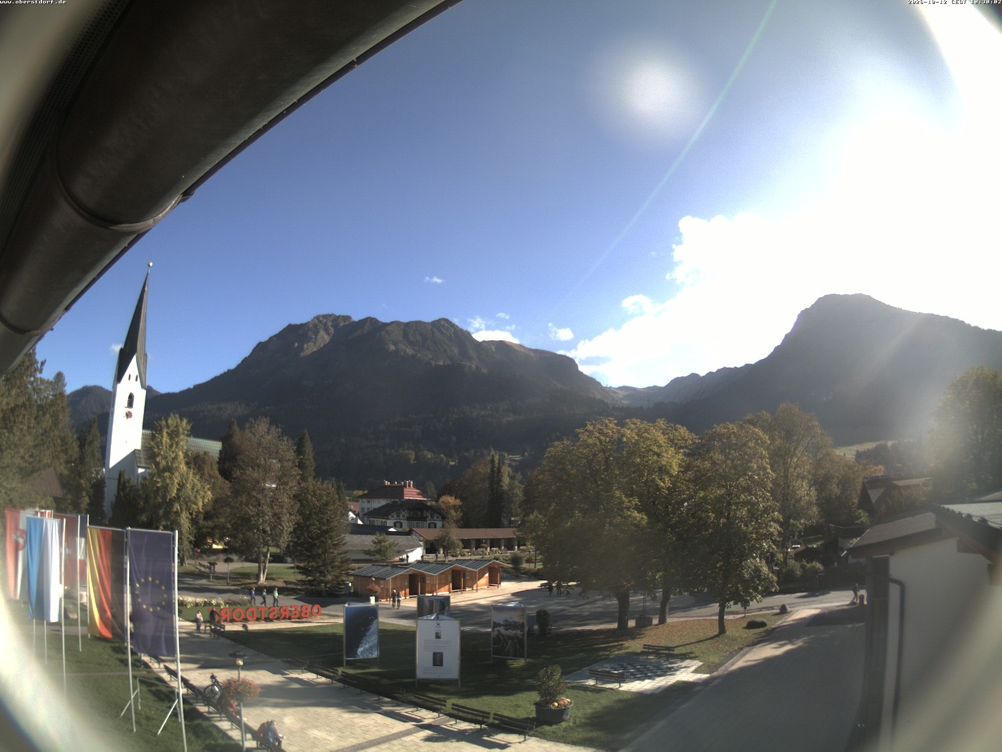 Archiv Foto Webcam Kurpark Oberstdorf