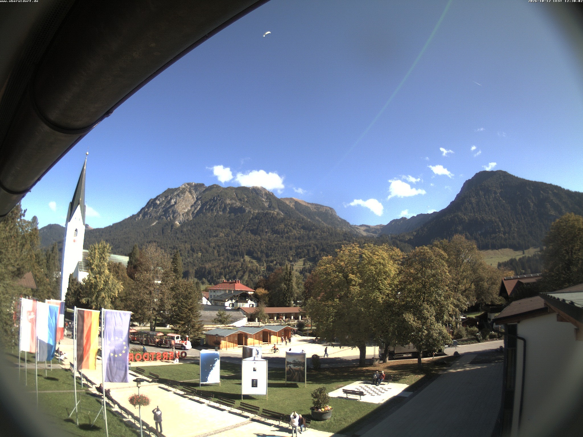 Archiv Foto Webcam Kurpark Oberstdorf