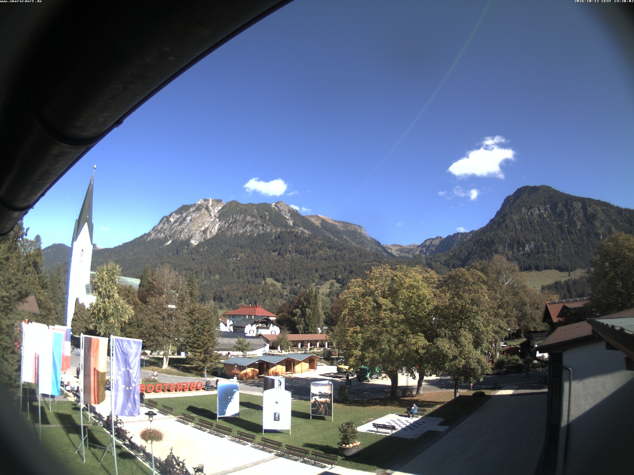 Archiv Foto Webcam Kurpark Oberstdorf