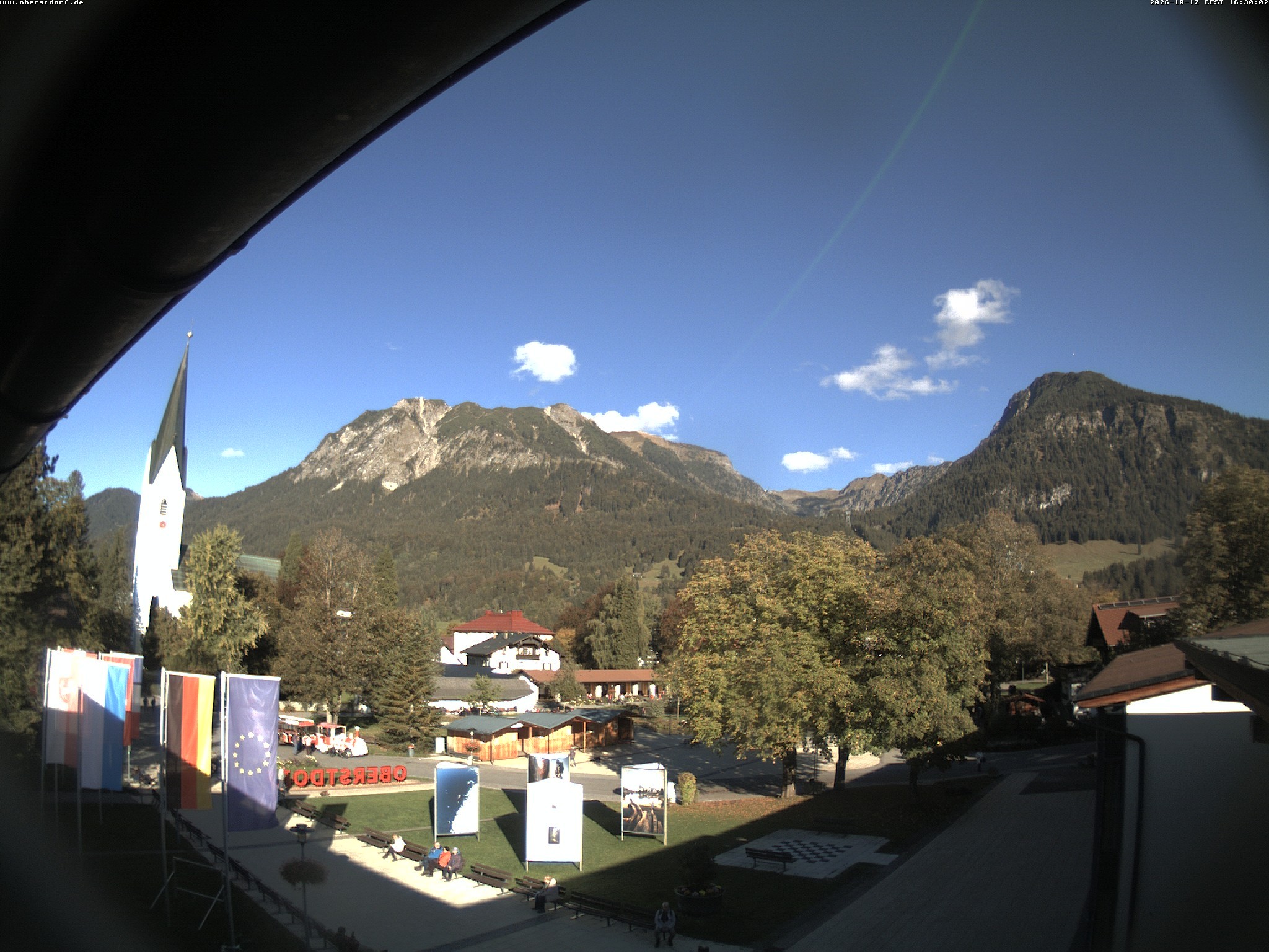 Archiv Foto Webcam Kurpark Oberstdorf