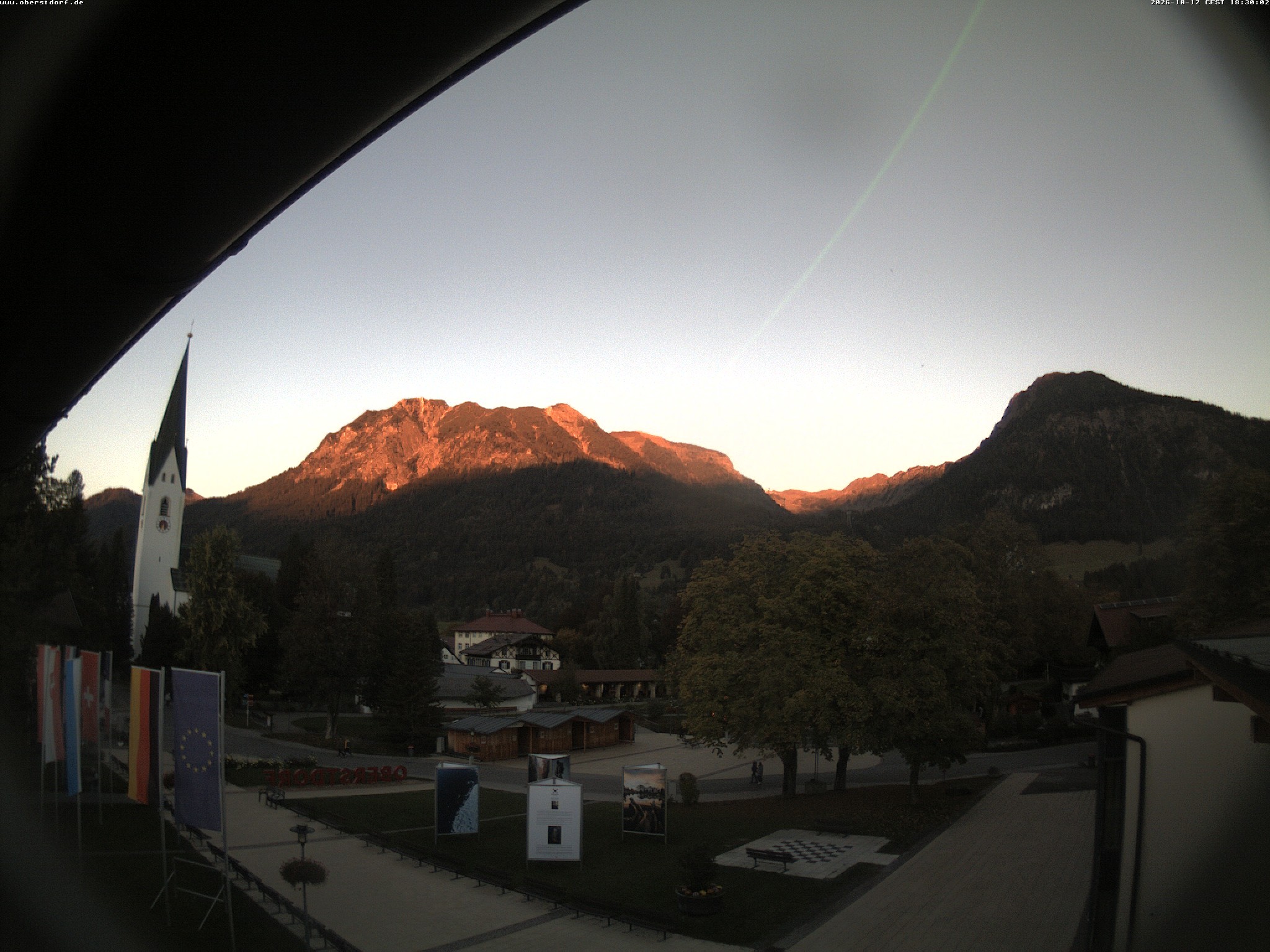 Archiv Foto Webcam Kurpark Oberstdorf