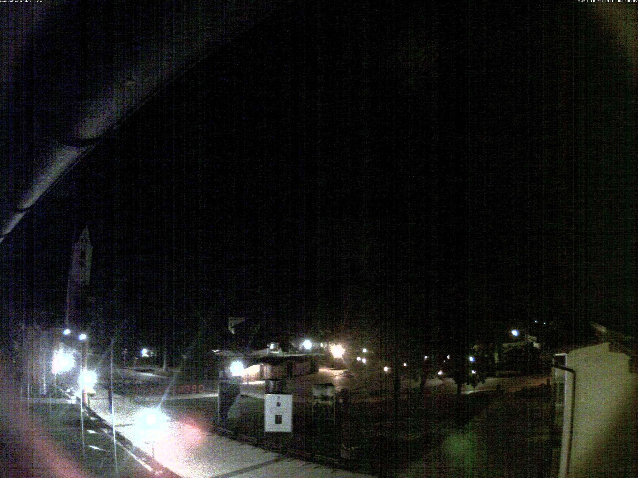 Archived image Webcam St. John's Church Oberstdorf