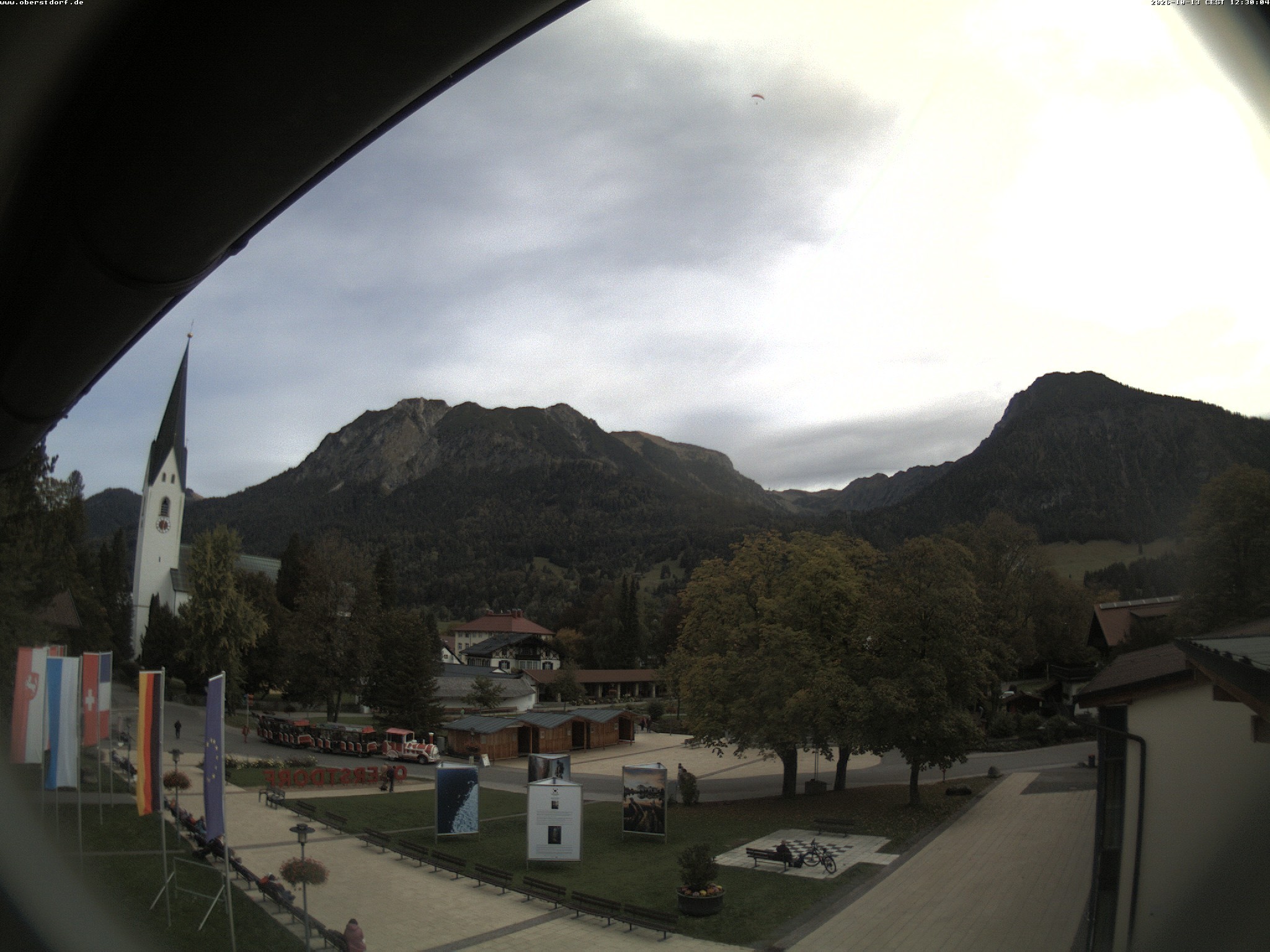 Archived image Webcam St. John's Church Oberstdorf