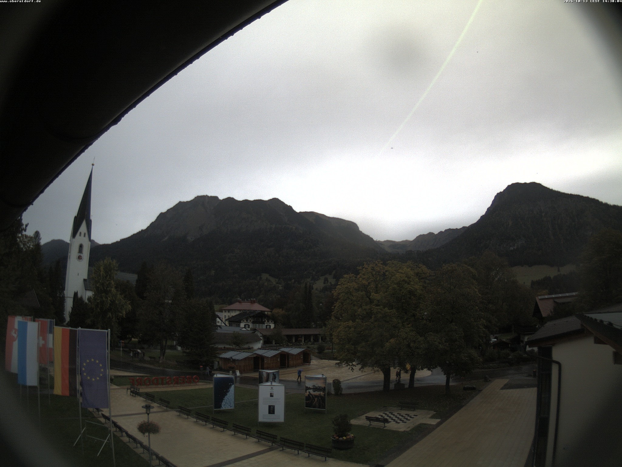 Archived image Webcam St. John's Church Oberstdorf