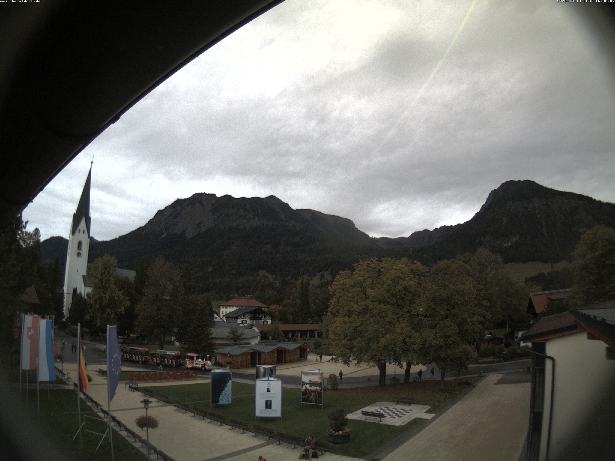 Archived image Webcam St. John's Church Oberstdorf