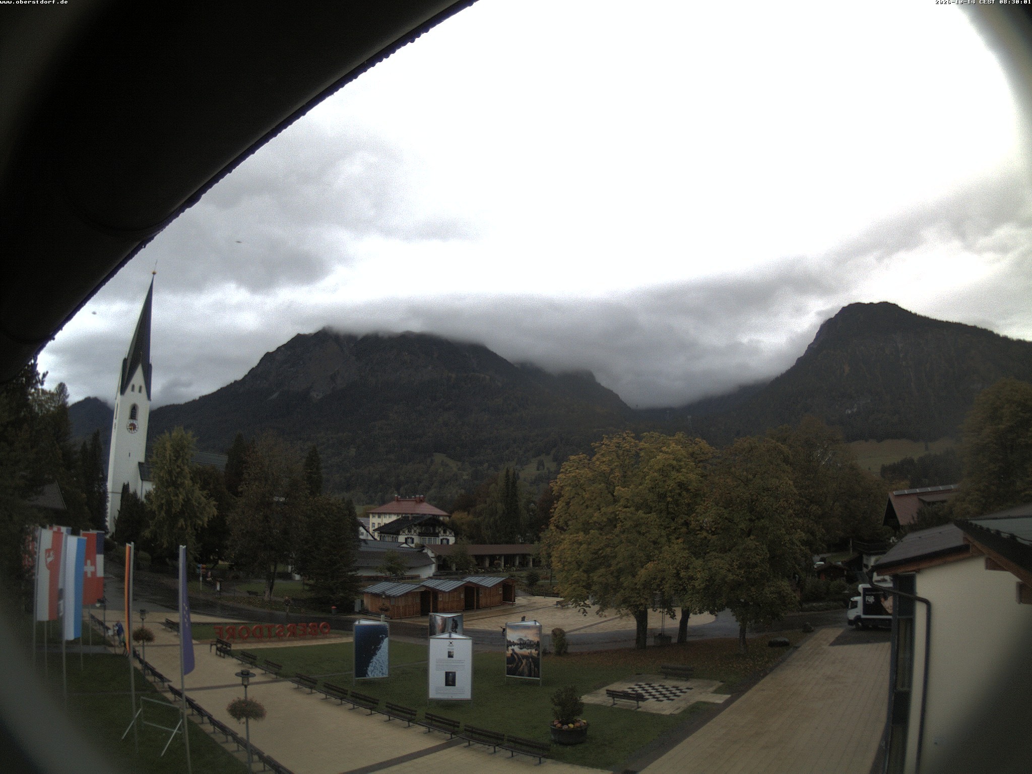 Archiv Foto Webcam Kurpark Oberstdorf