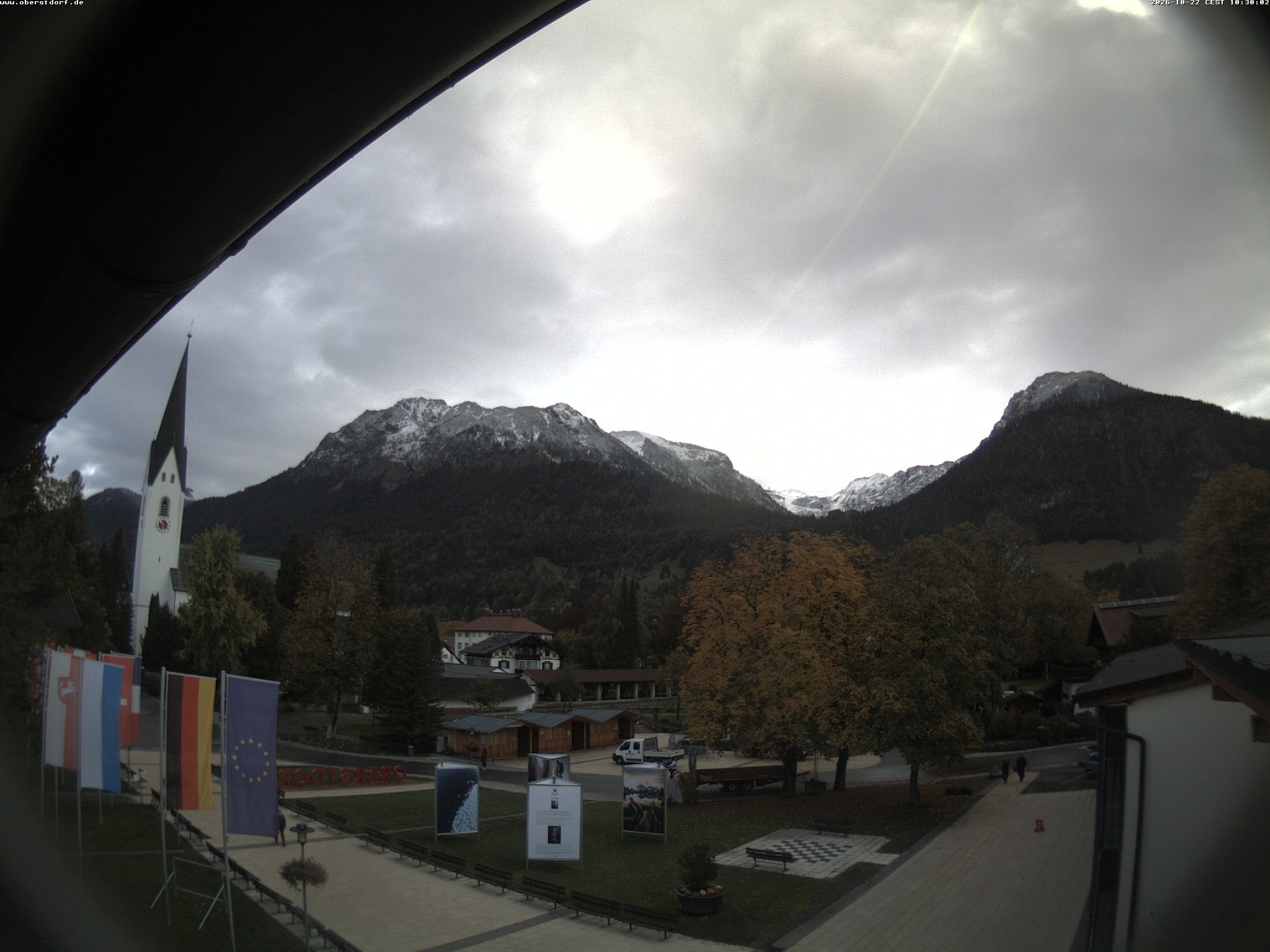 Archived image Webcam St. John's Church Oberstdorf